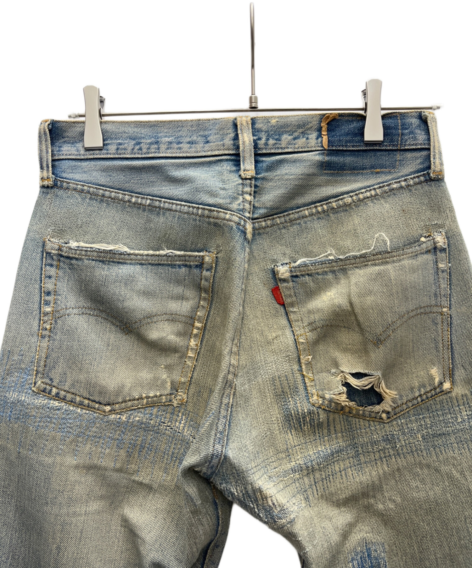 中古・古着通販】LEVI'S (リーバイス) デニムパンツ ボタン裏6/66前期
