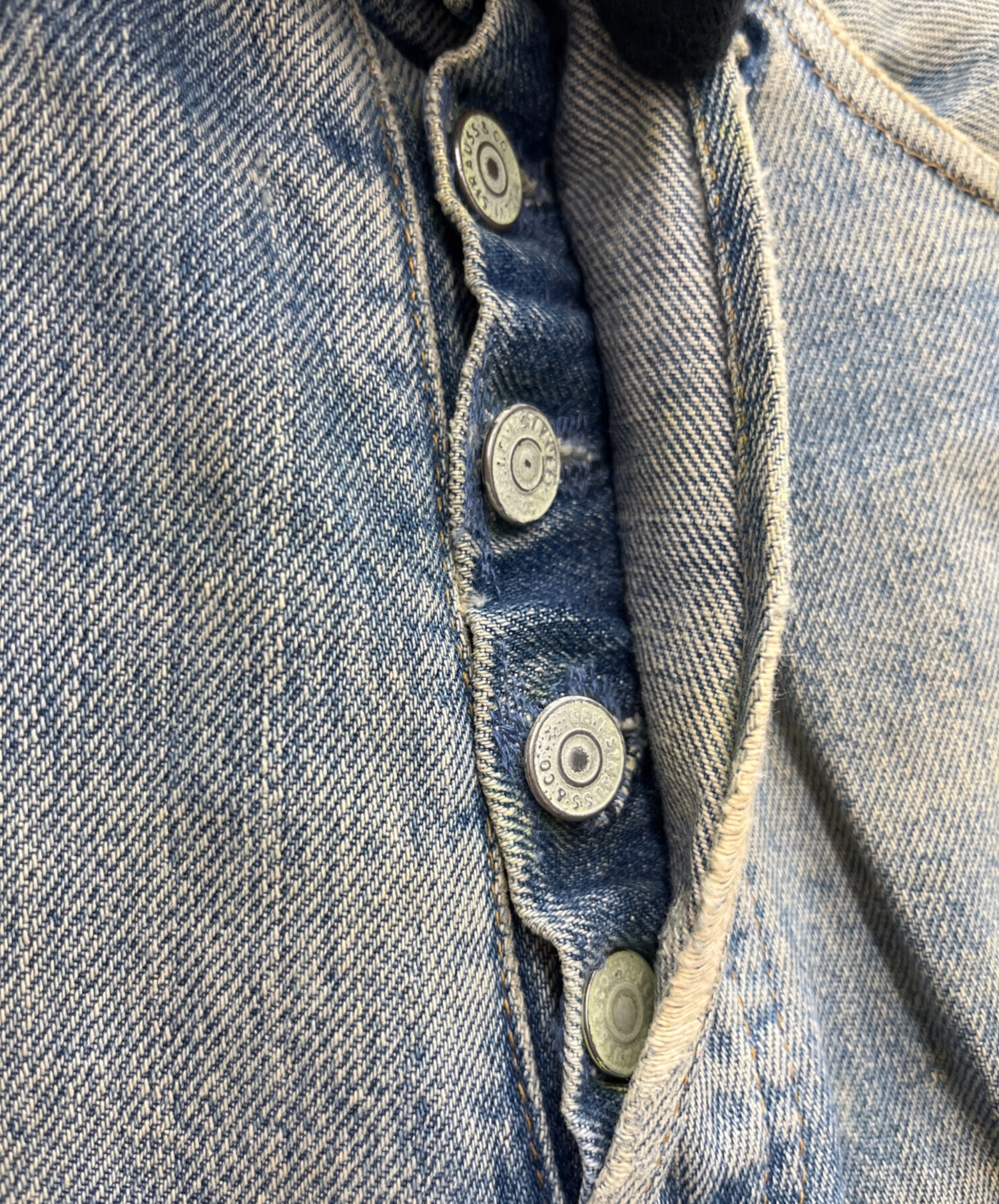 中古・古着通販】LEVI'S (リーバイス) デニムパンツ ボタン裏6/66前期