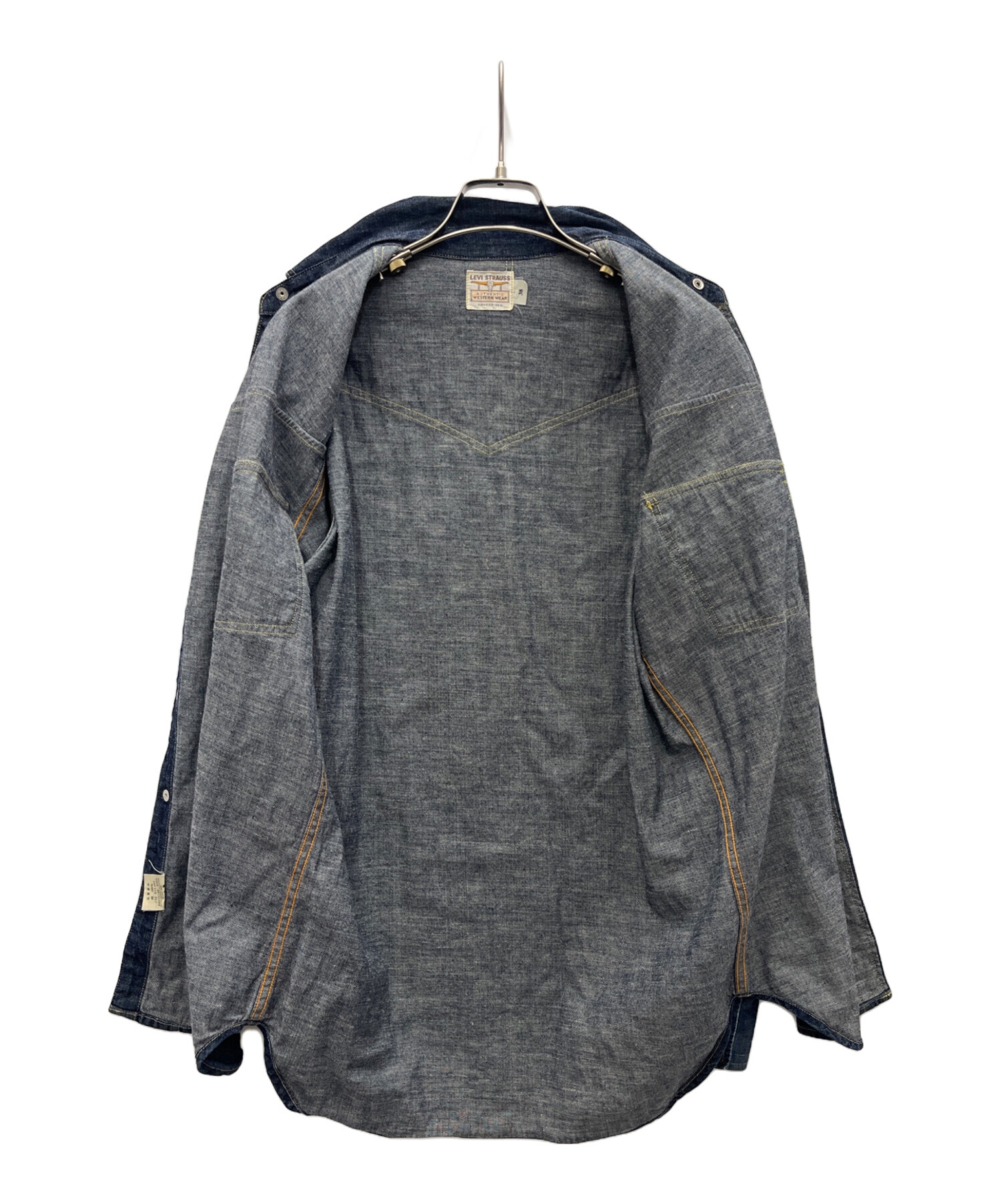 中古・古着通販】LEVI'S (リーバイス) ウエスタンシャツ ロングホーン