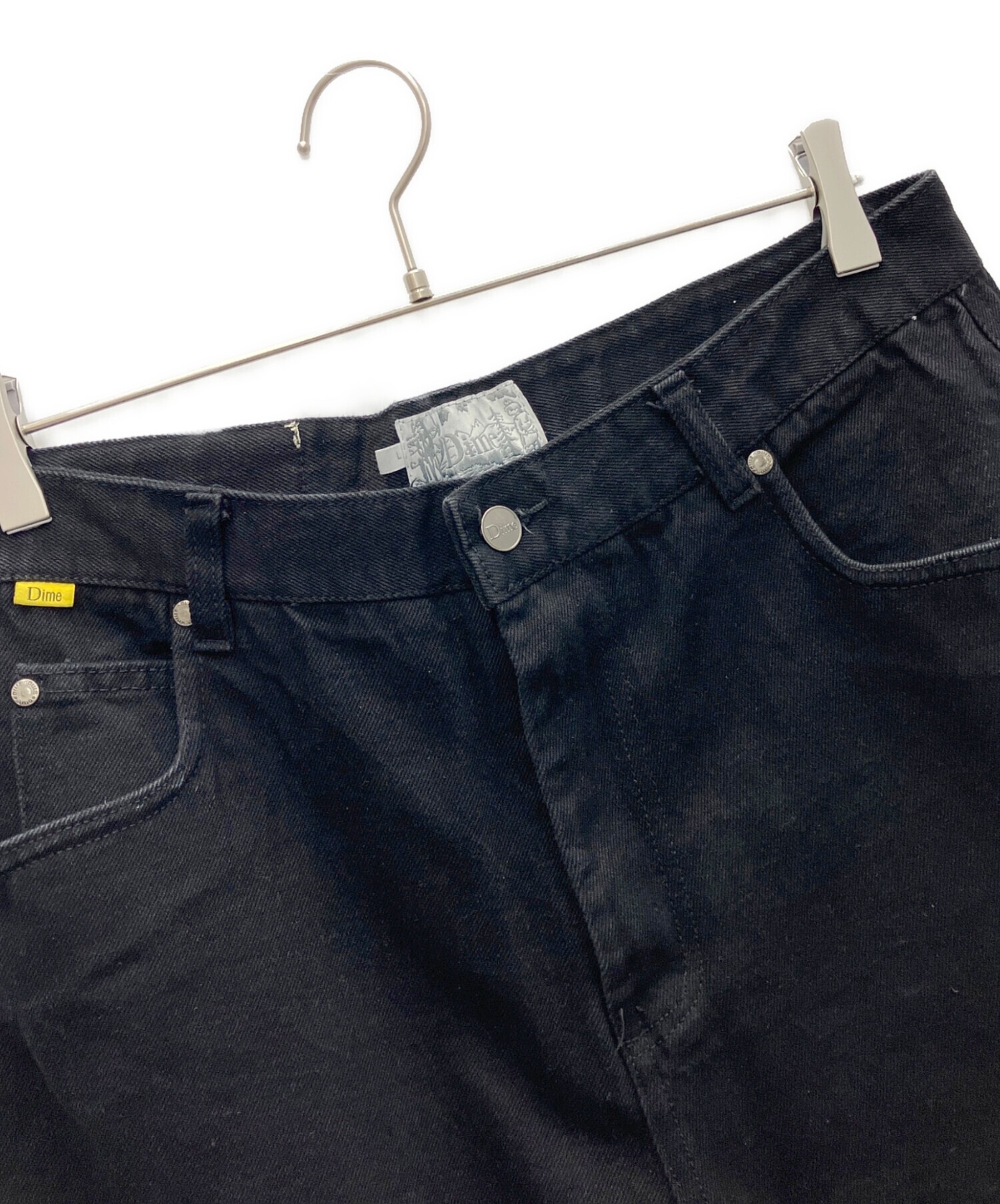 中古・古着通販】Dime (ダイム) デニムパンツ ブラック サイズ:L 中古・古着通販】Dime (ダイム) デニムパンツ ブラック サイズ:L