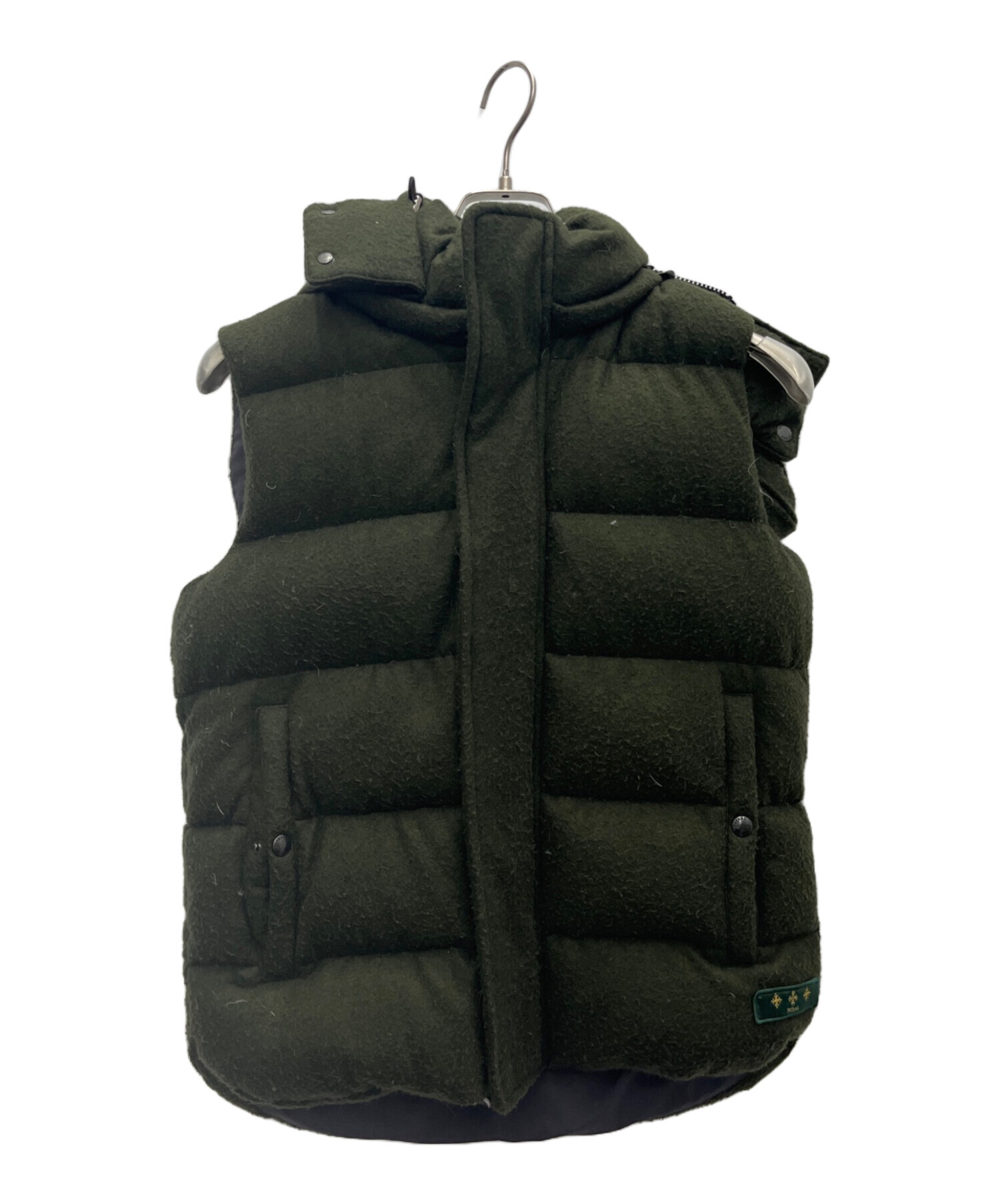 中古・古着通販】TATRAS (タトラス) ウールダウンベスト カーキ サイズ