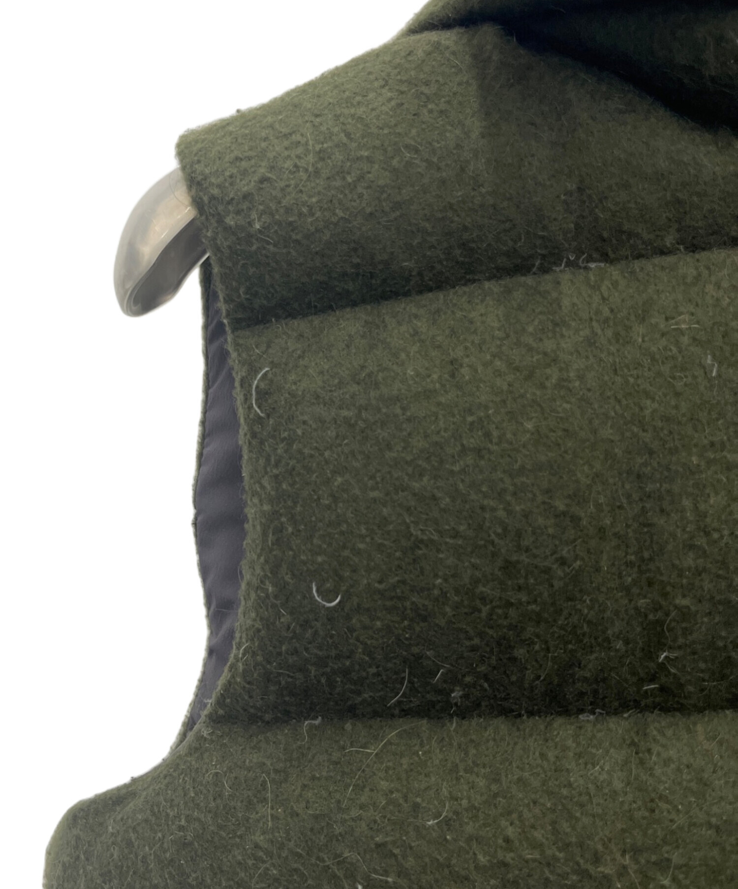 中古・古着通販】TATRAS (タトラス) ウールダウンベスト カーキ