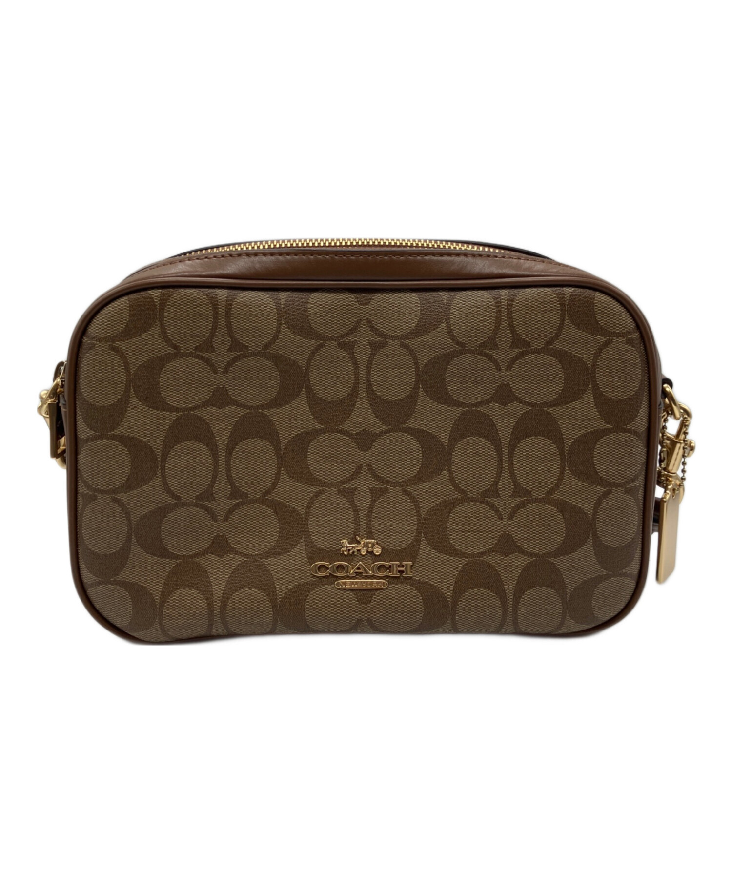 中古・古着通販】COACH (コーチ) ダブルジップショルダーバッグ 