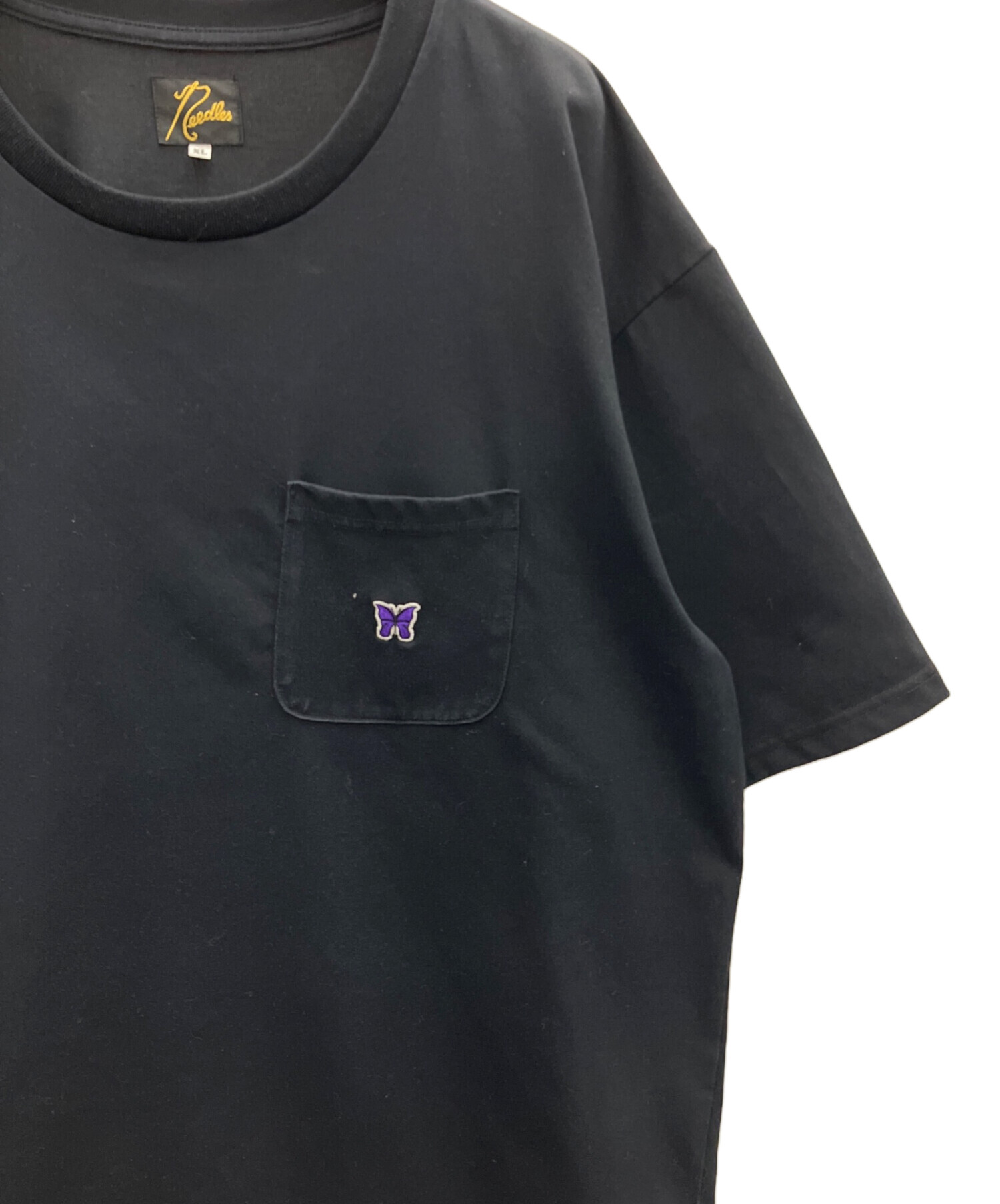 中古・古着通販】Needles (ニードルズ) ポケットTシャツ ブラック
