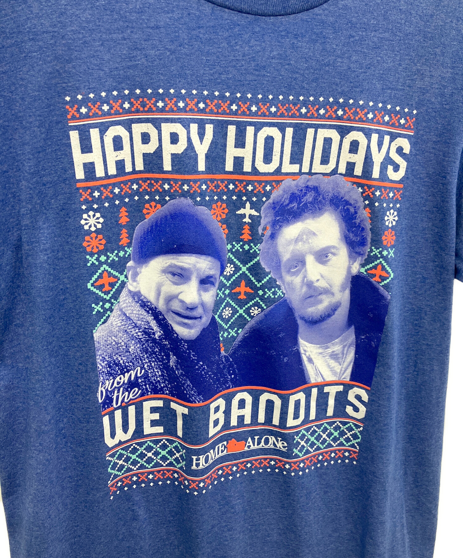 中古・古着通販】HOME ALONE (ホームアローン) ムービーTシャツ ブルー