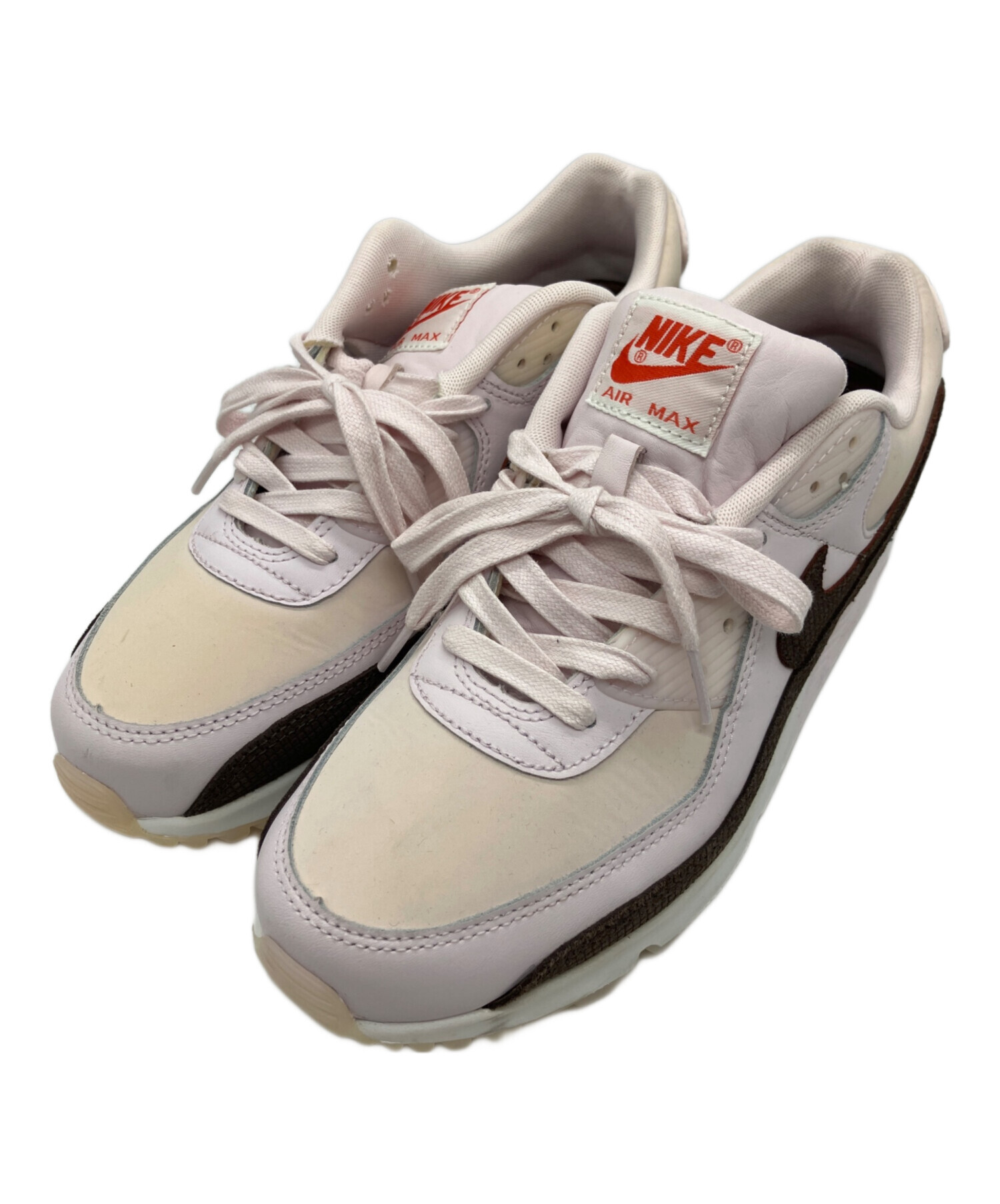 中古・古着通販】NIKE (ナイキ) AIR MAX 90 LTR ピンク×ブラウン 