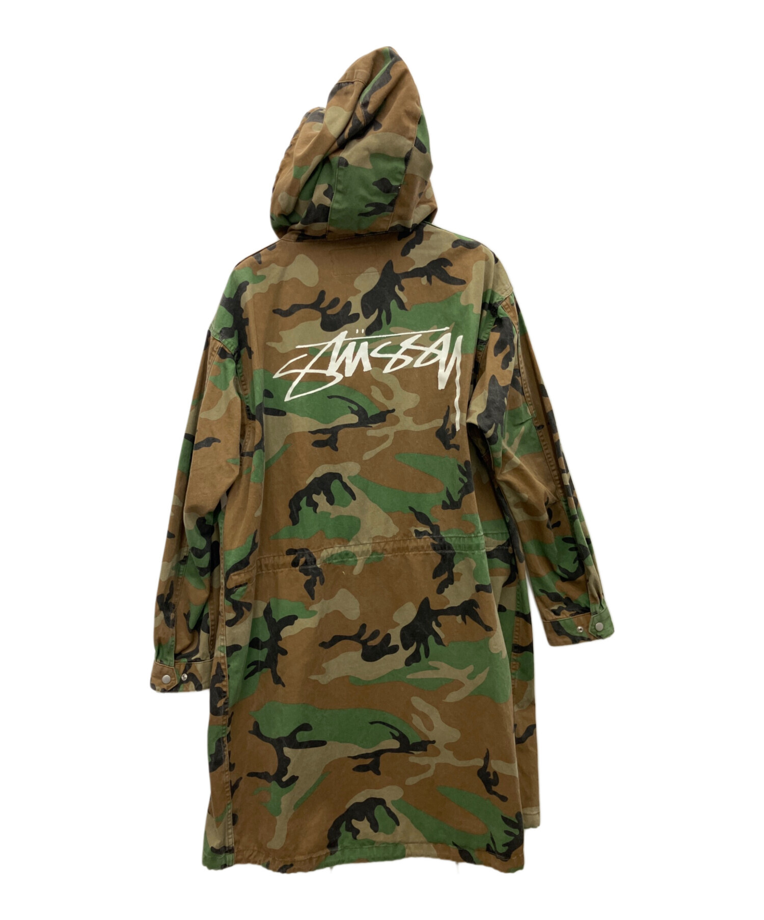 中古・古着通販】stussy (ステューシー) ミリタリーコート ブラウン 