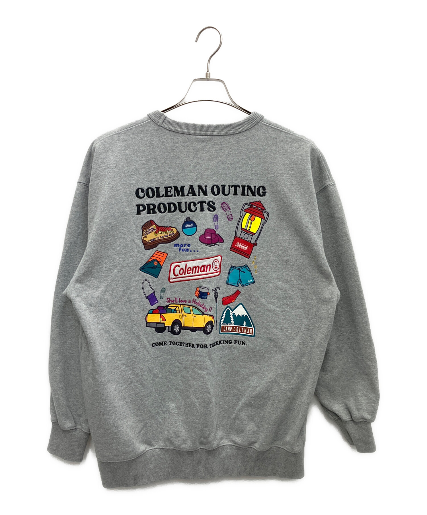 中古・古着通販】Coleman (コールマン) スウェット グレー サイズ:L 