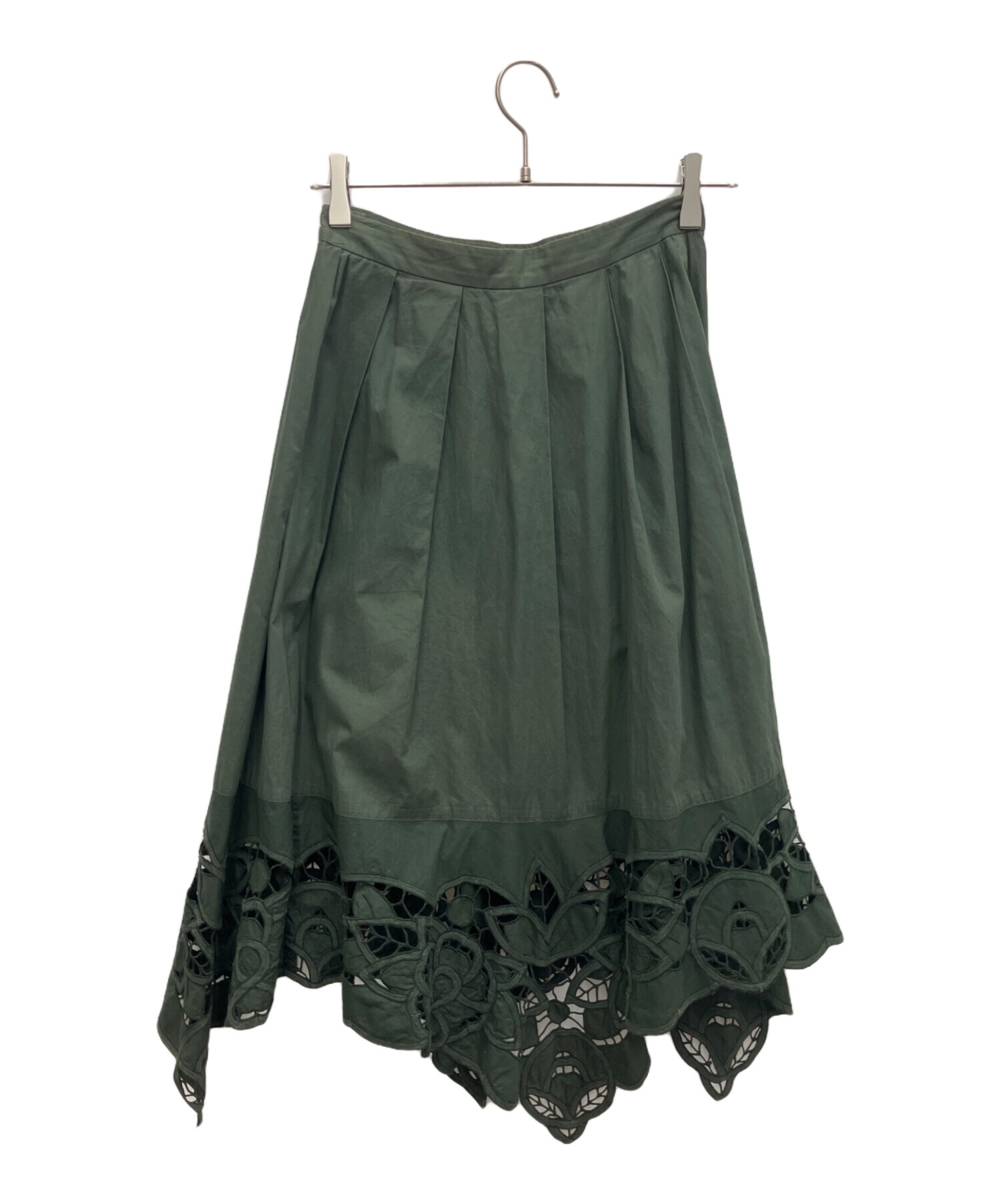 トリココムデギャルソン FREE SIZE 黒フレアスカート ブラック