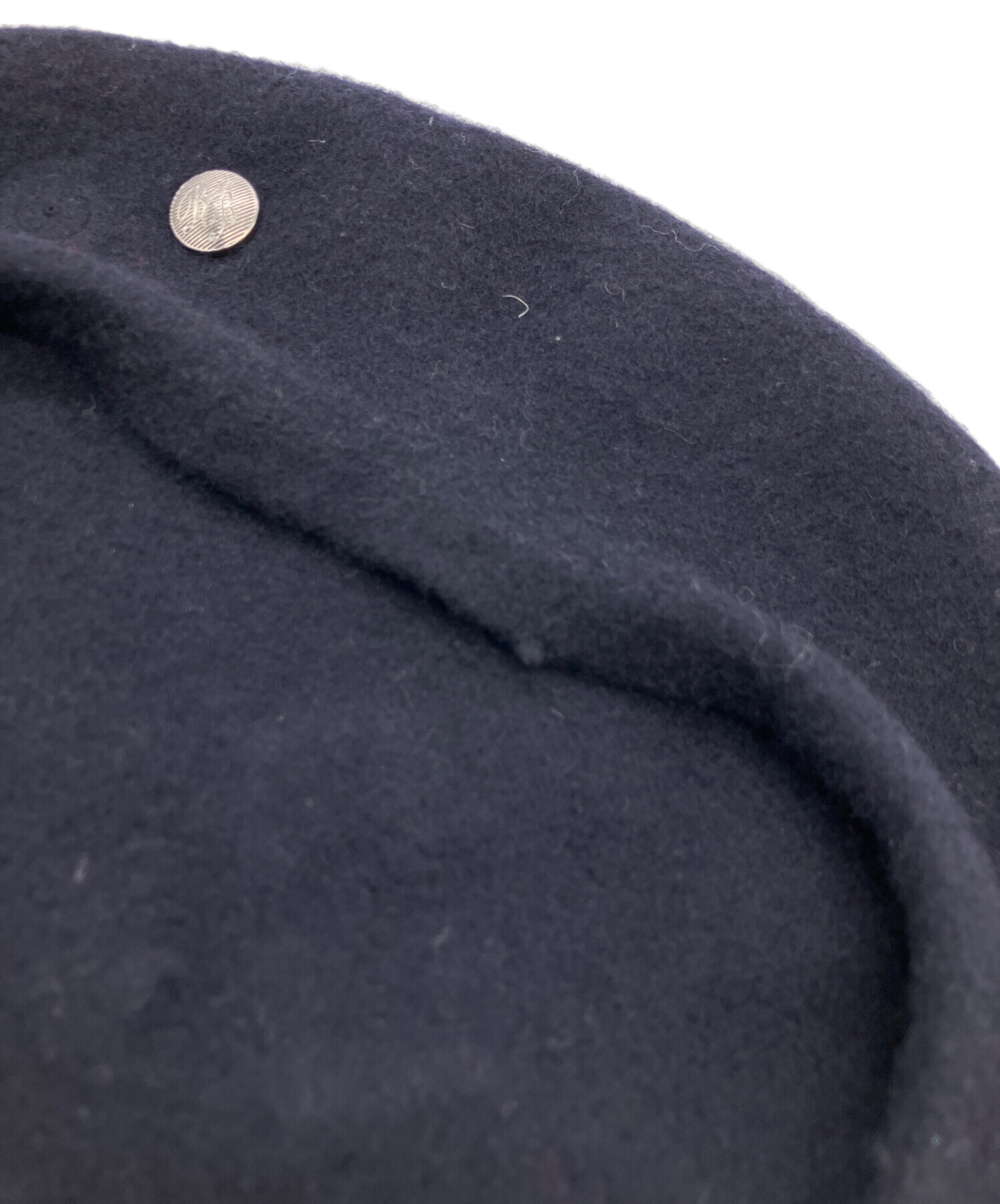 Borsalino ボルサリーノ ハンチング・ベレー帽  紺 【古着】【中古】【送料無料】 中古・古着通販】BORSALINO (ボルサリーノ) ベレー帽 ネイビー