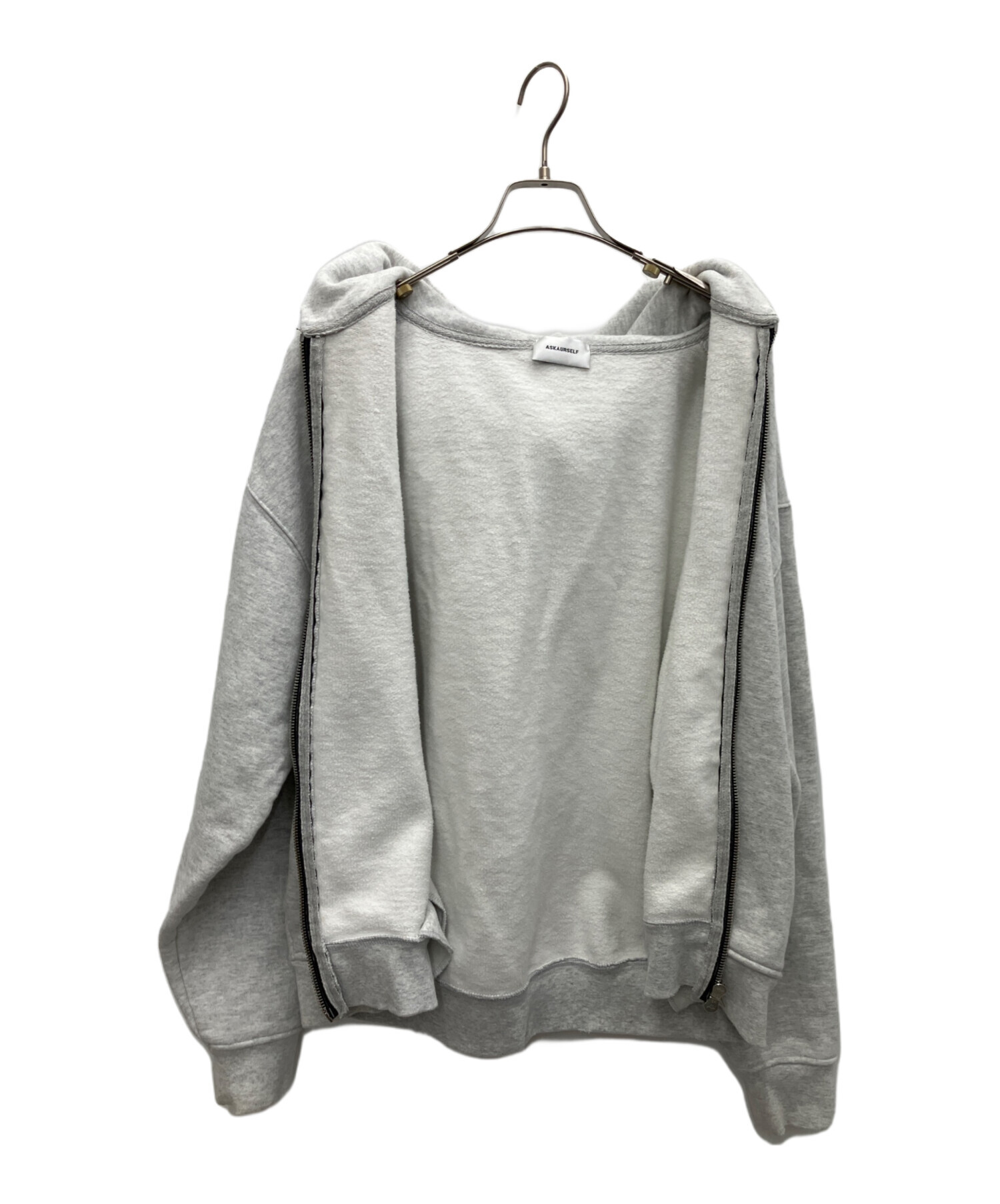 中古・古着通販】askyurself (アスクユアセルフ) ジップアップパーカー