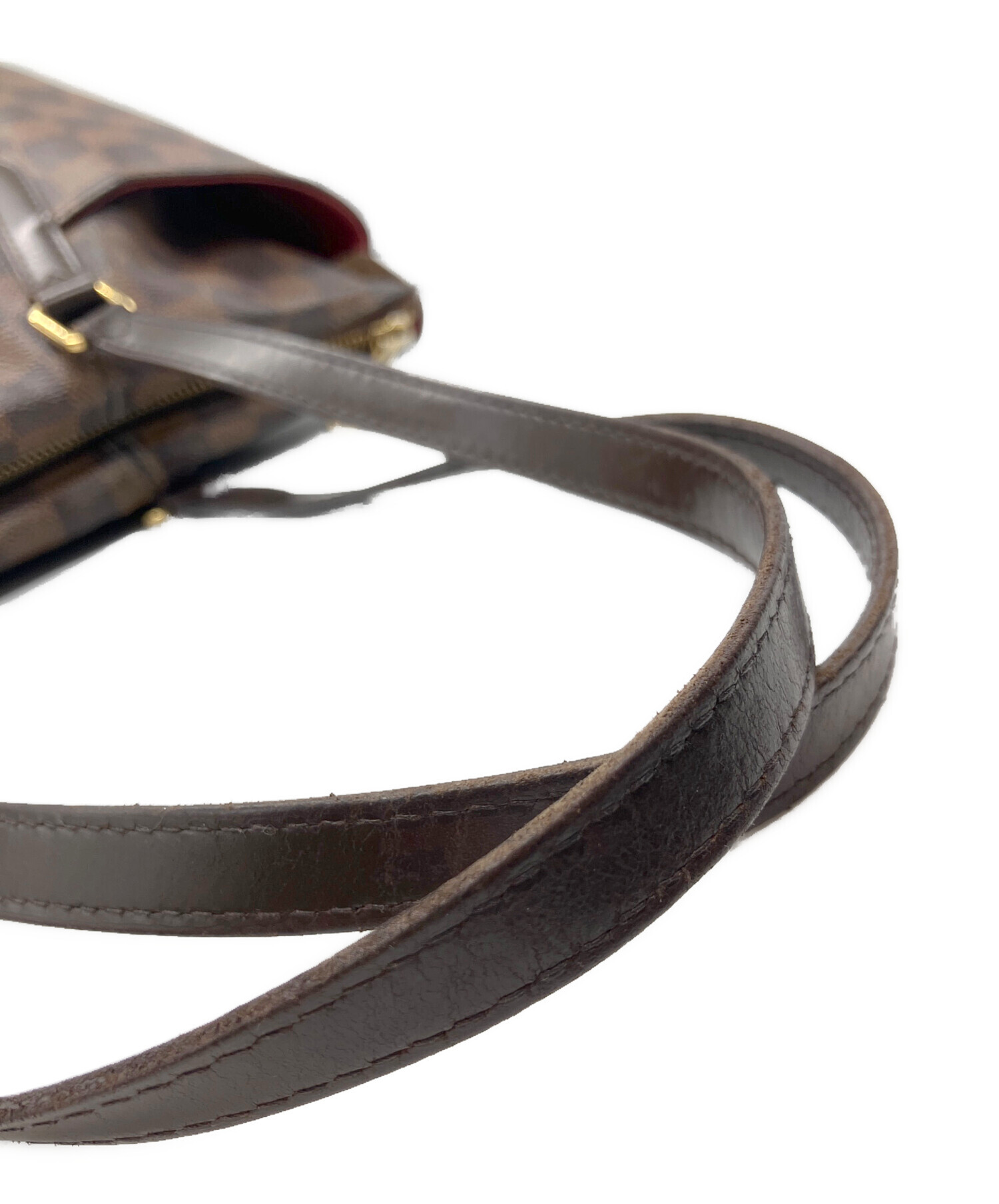 LOUIS VUITTON レザーリード ブラウン 約30cm LOUIS VUITTON リード