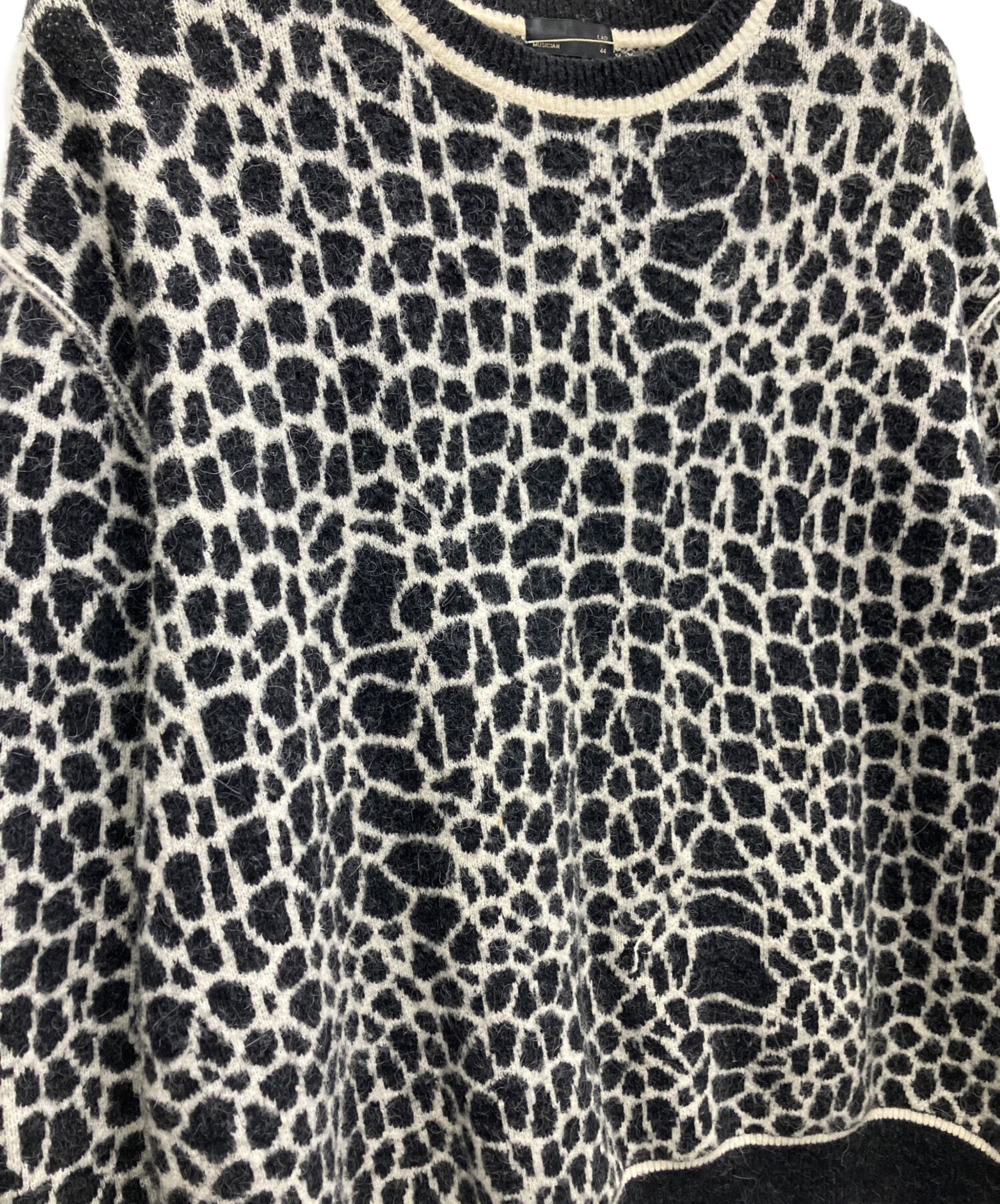 lad musician ニット柄　ロングシャツ　size44 中古・古着通販】LAD MUSICIAN (ラッドミュージシャン) 厚手ニット