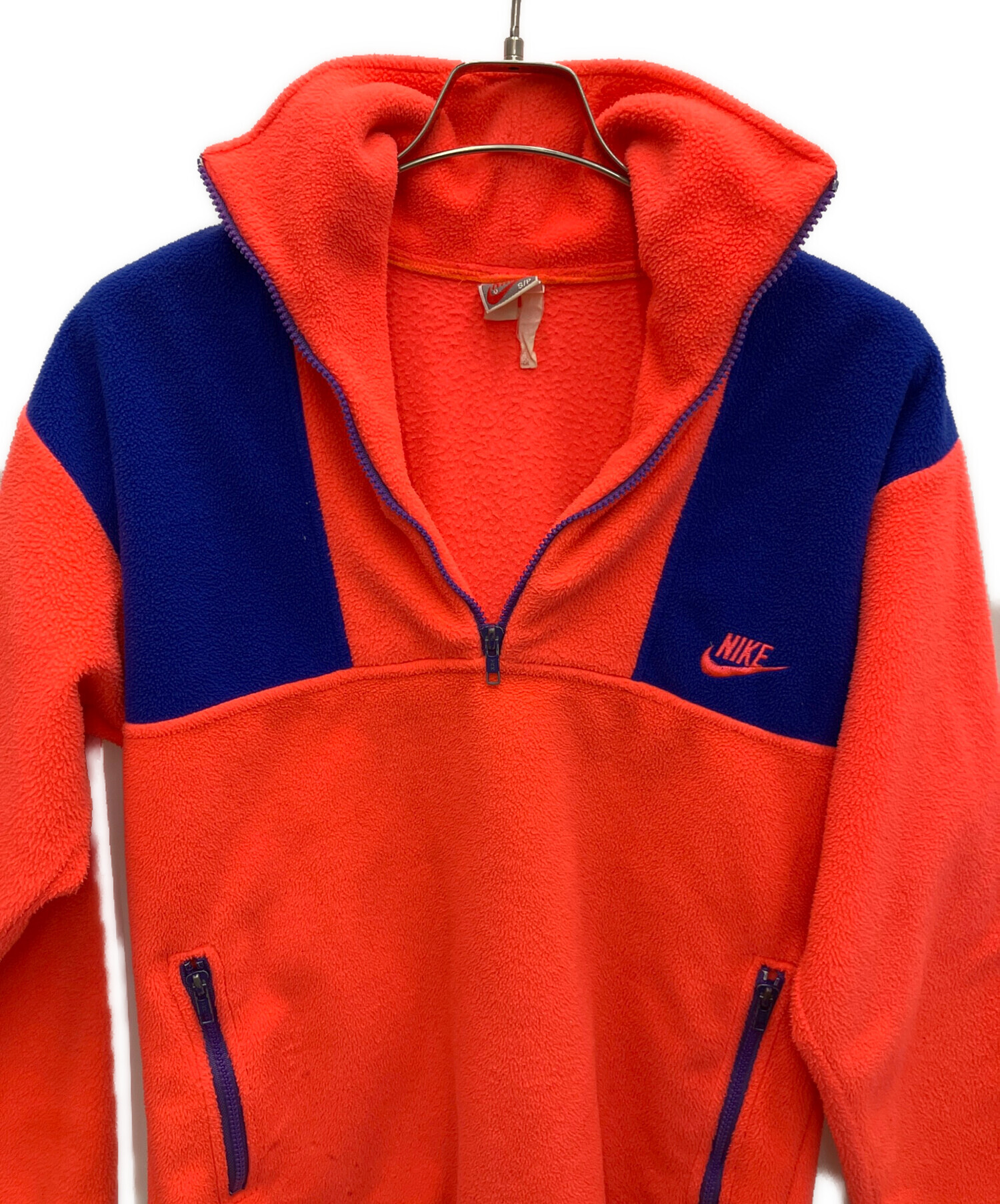 中古・古着通販】NIKE (ナイキ) フリースジャケット ピンク×ブルー 