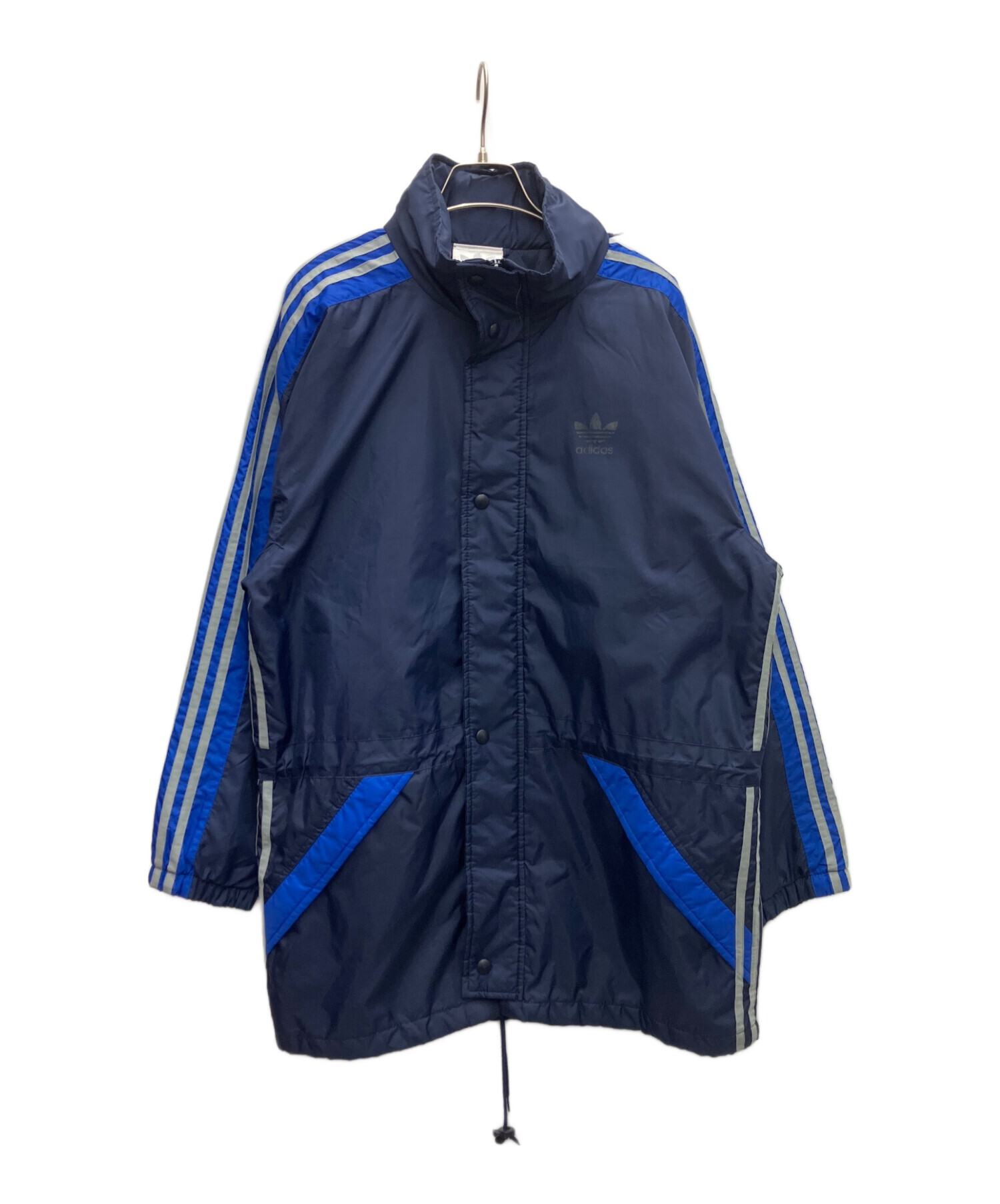 中古・古着通販】adidas (アディダス) 中綿ジャケット ネイビー×ブルー 