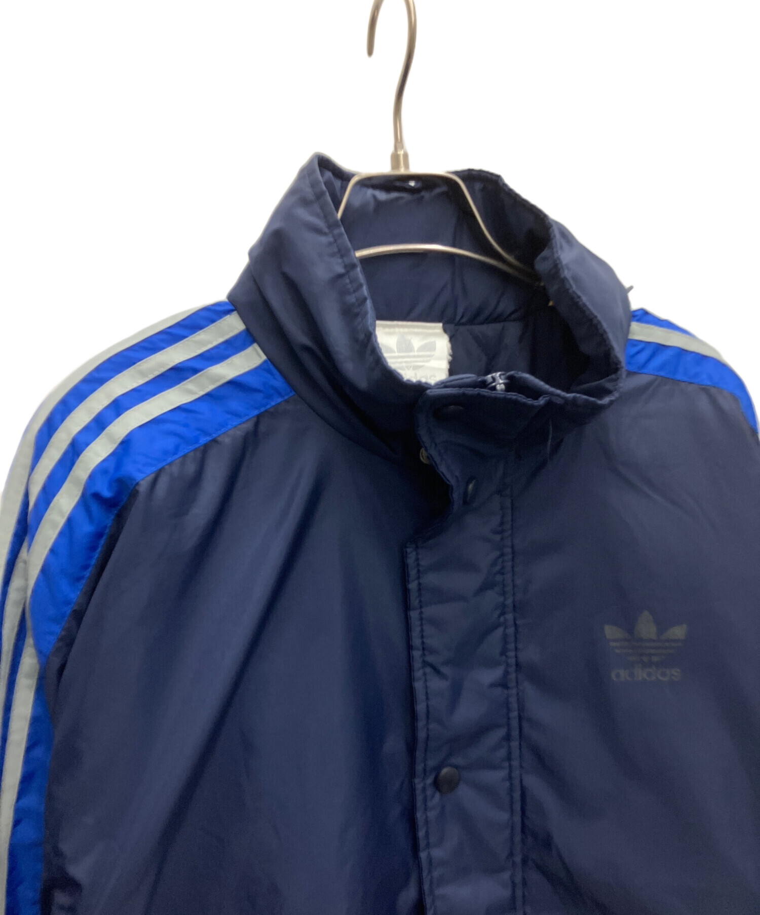 中古・古着通販】adidas (アディダス) 中綿ジャケット ネイビー×ブルー 