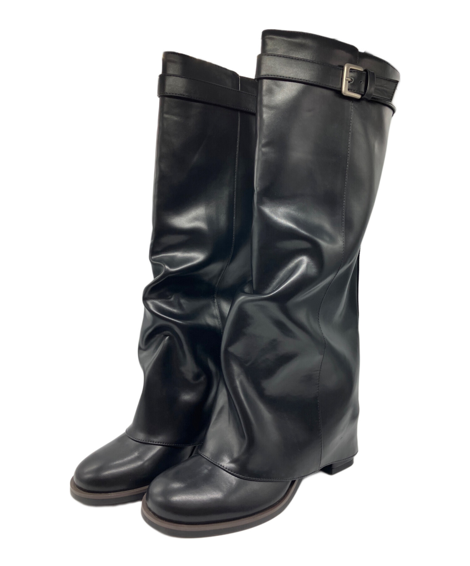 LAGUA GEMブーツMサイズ 中古・古着通販】LAGUA GEM (ラグアジェム) ブーツ ブラック サイズ:M