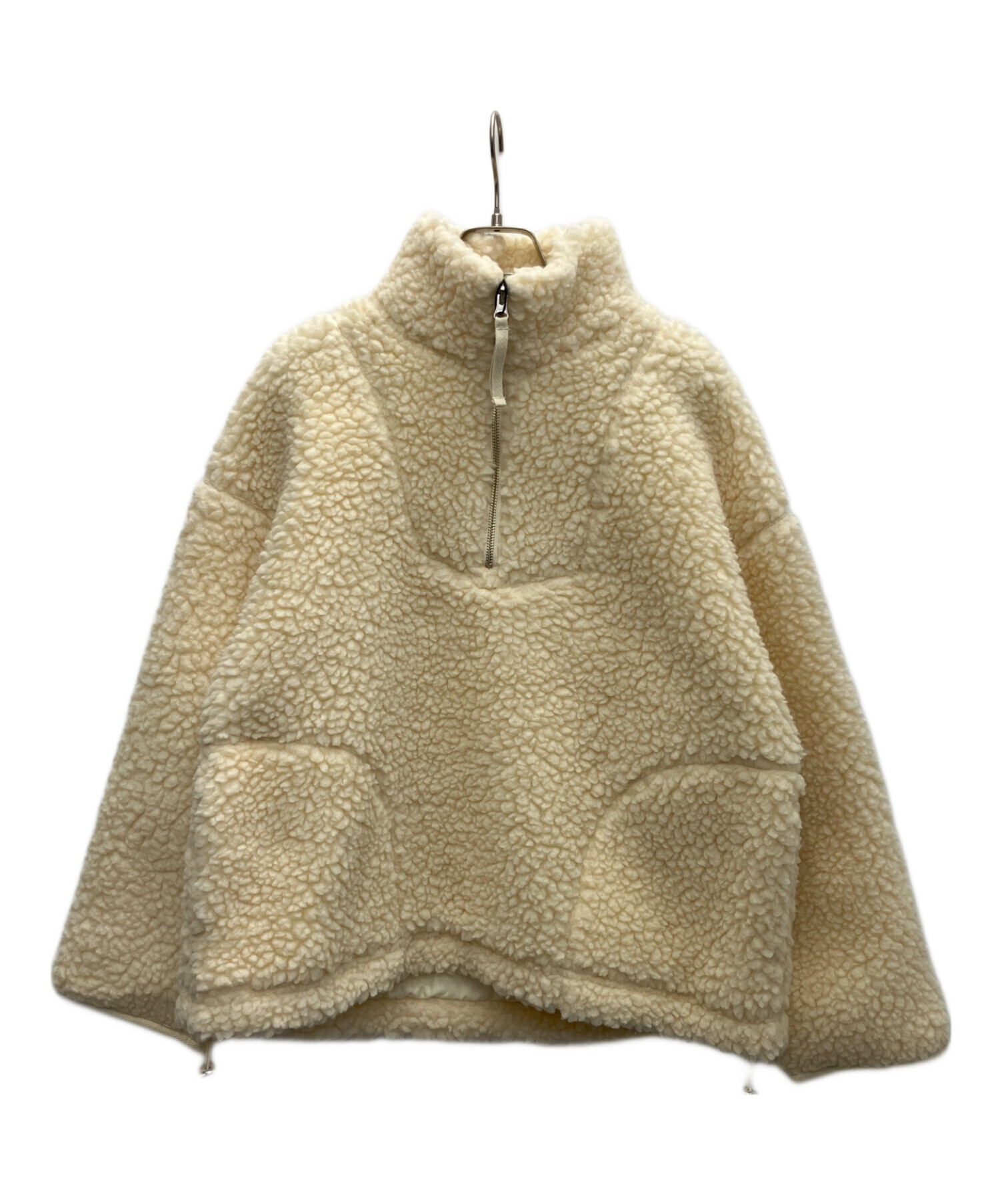 中古・古着通販】moussy (マウジー) ボアジャケット アイボリー サイズ 