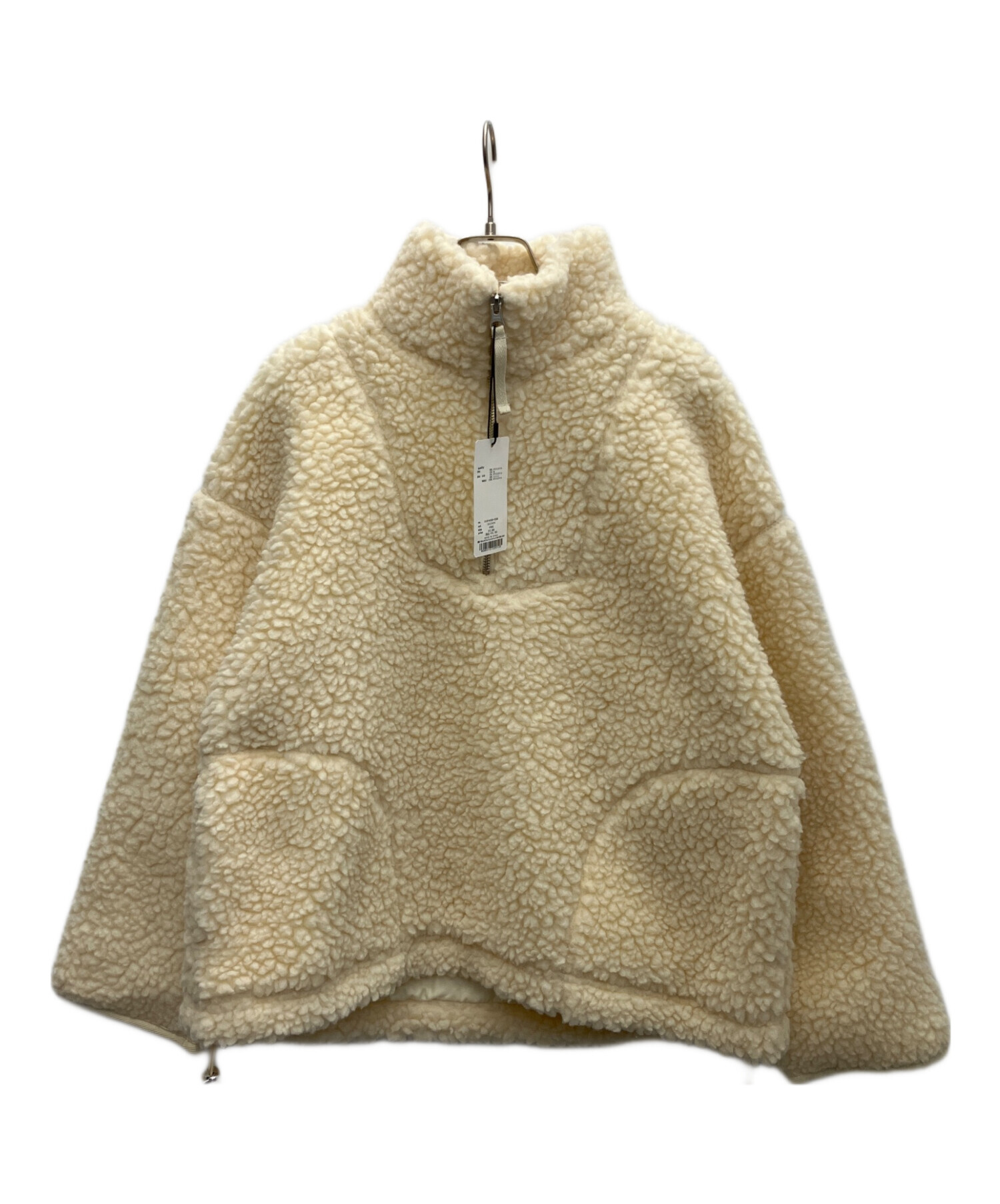 中古・古着通販】moussy (マウジー) ボアジャケット アイボリー サイズ 