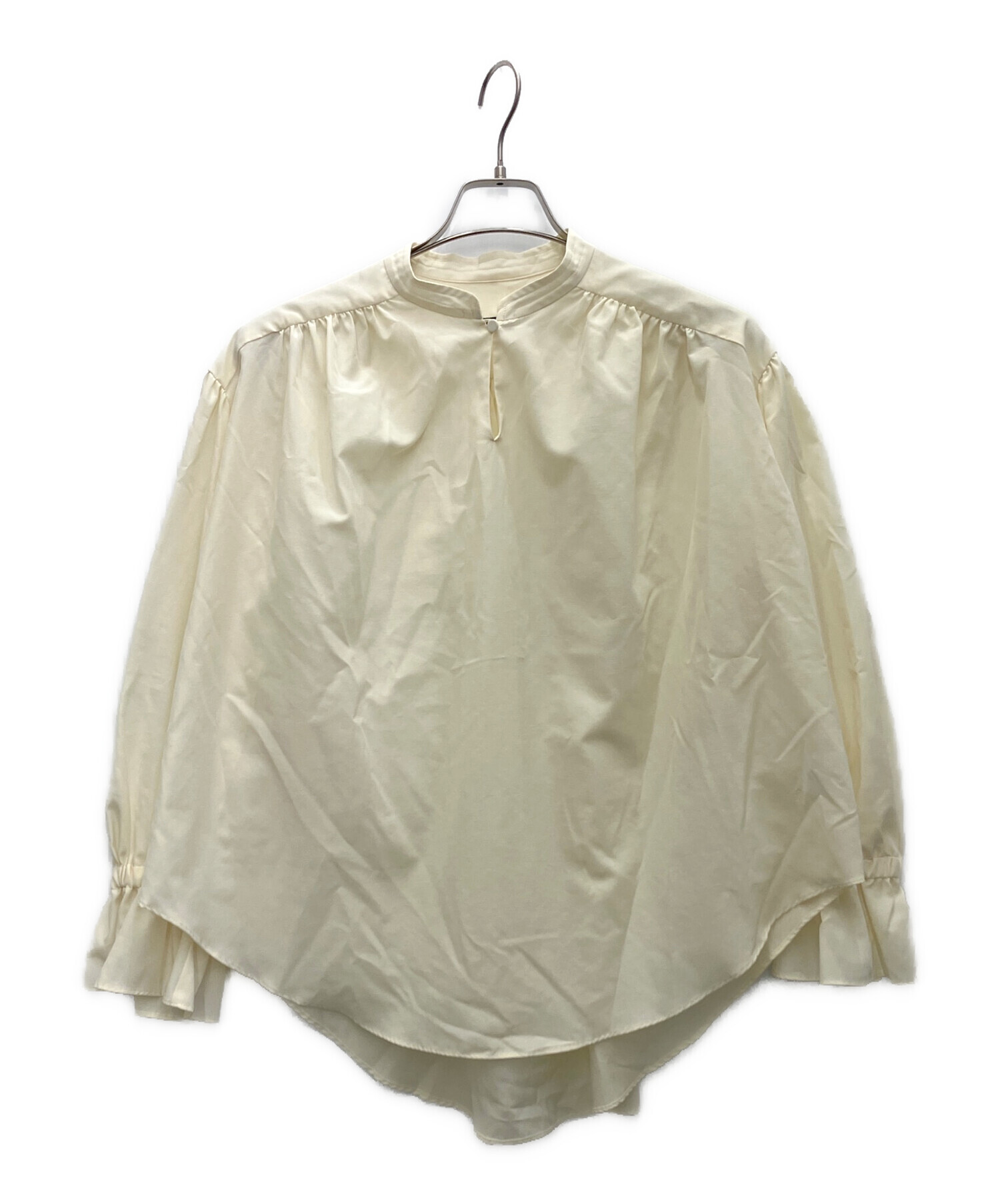 中古・古着通販】DRESSTERIOR (ドレステリア) 長袖ブラウス アイボリー 