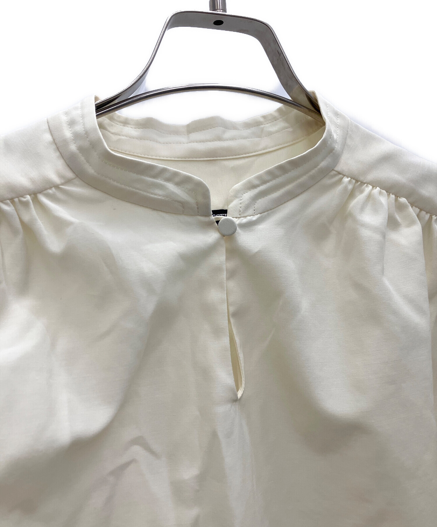 中古・古着通販】DRESSTERIOR (ドレステリア) 長袖ブラウス アイボリー