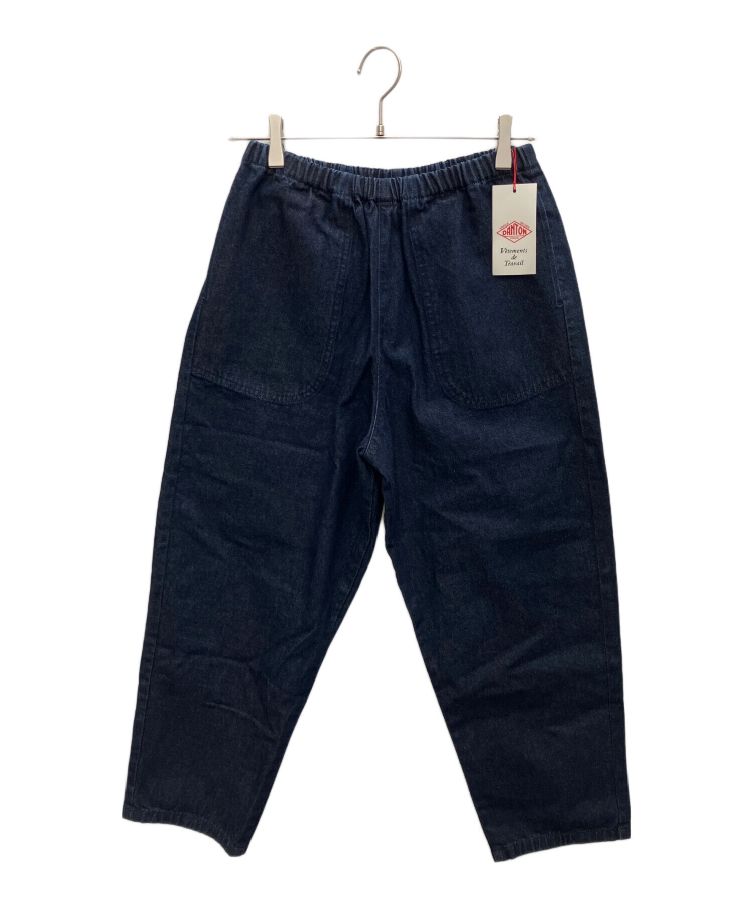 【美品】ダントン デニム イージーパンツ　36 ボールパンツ　インディゴ 中古・古着通販】DANTON (ダントン) デニム イージーパンツ インディゴ