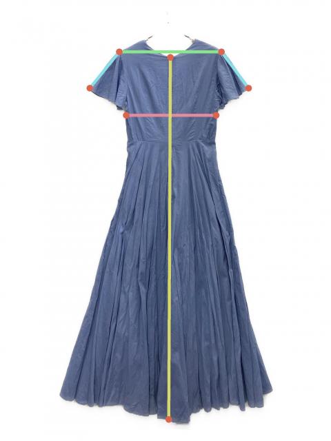 中古・古着通販】MARIHA (マリハ) 半袖ワンピース ブルー サイズ