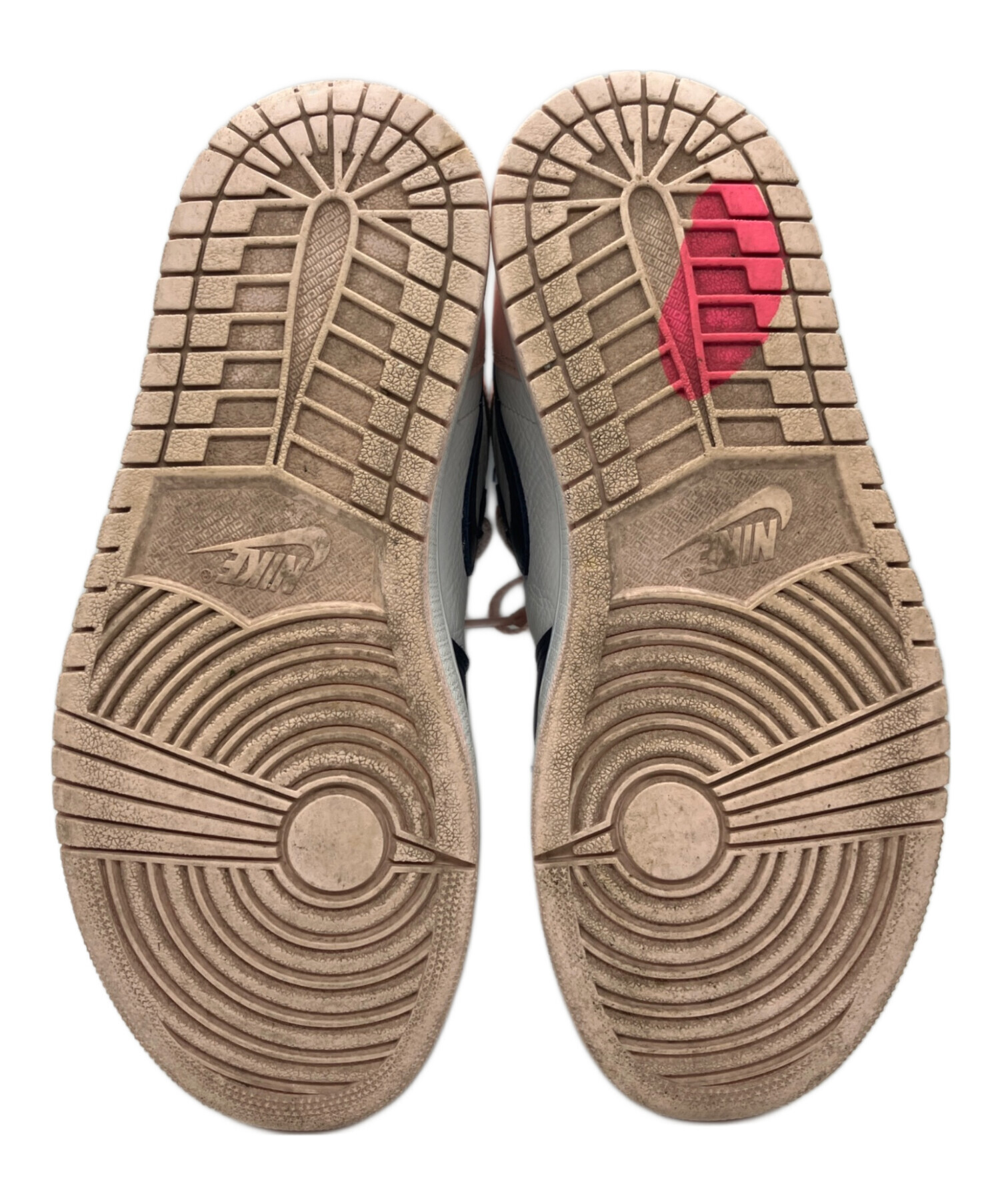 中古・古着通販】NIKE (ナイキ) ハイカットスニーカー ネイビー×ピンク
