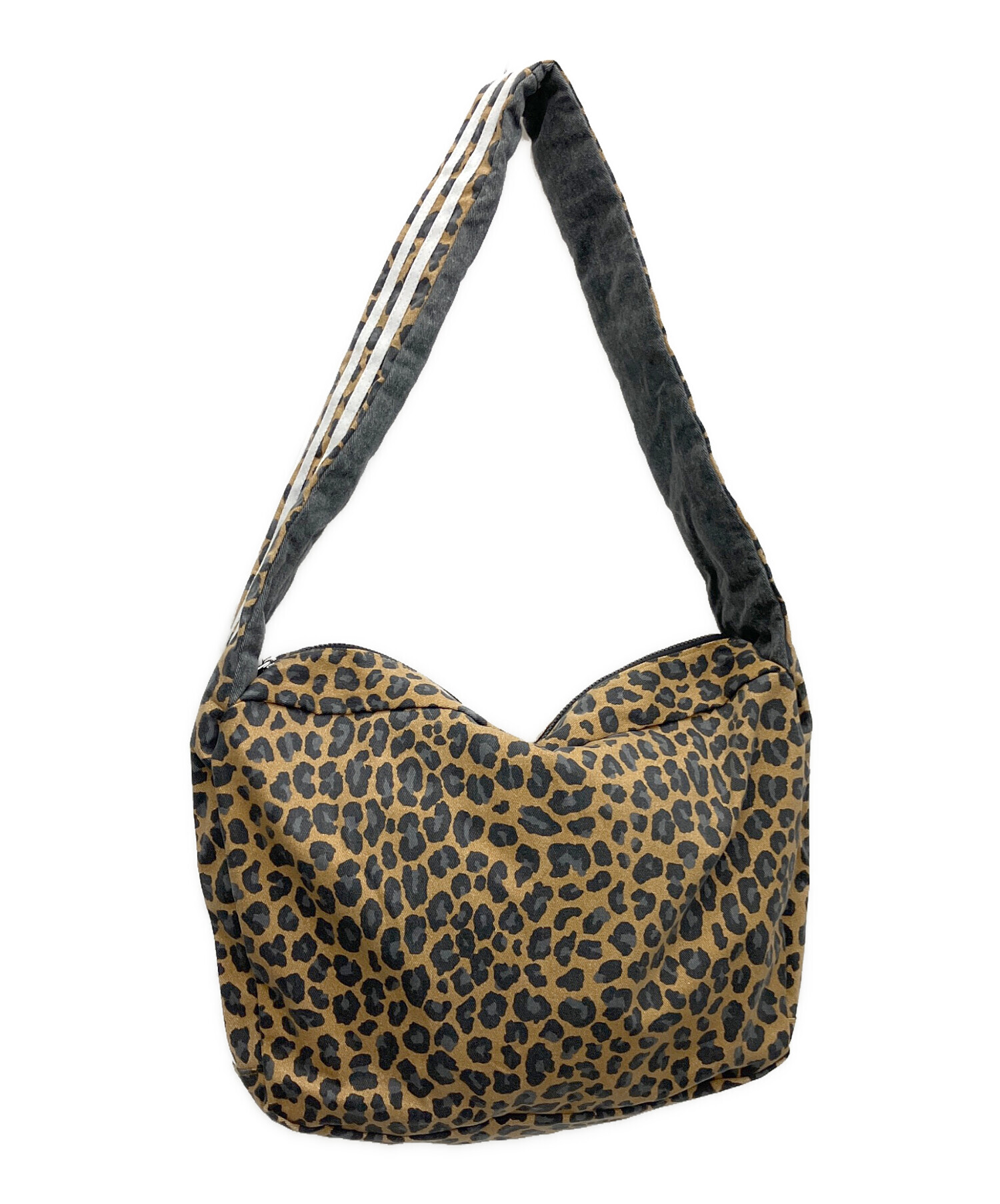 中古・古着通販】adidas (アディダス) ショルダーバッグ ブラウン 未