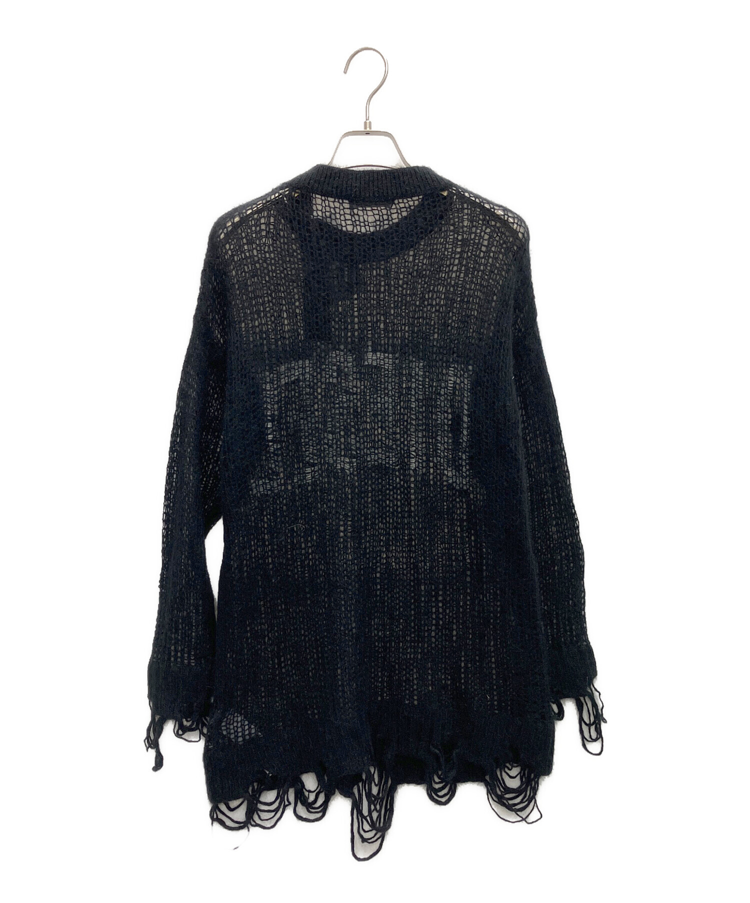 中古・古着通販】DIESEL (ディーゼル) 薄手ニット ブラック サイズ:XS