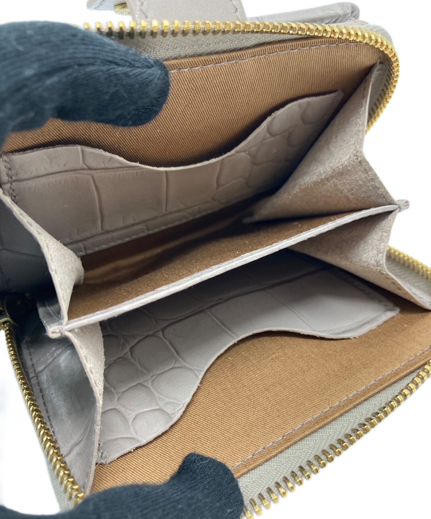 中古・古着通販】IL BISONTE (イル ビゾンテ) 2つ折り財布 グレー