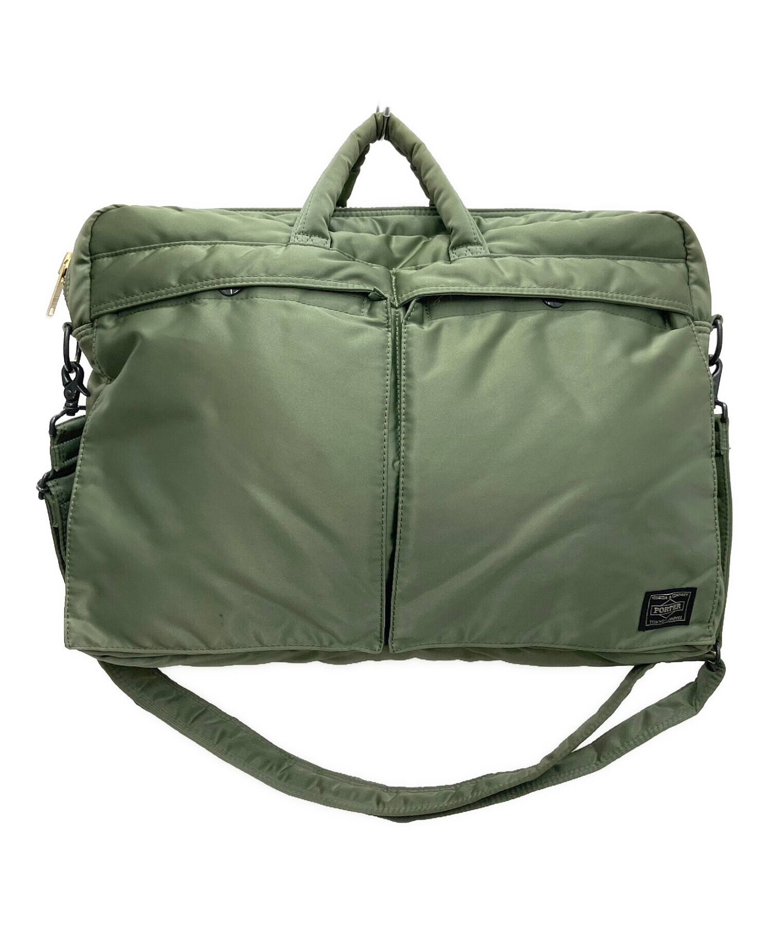 中古・古着通販】PORTER (ポーター) ブリーフケース オリーブ 
