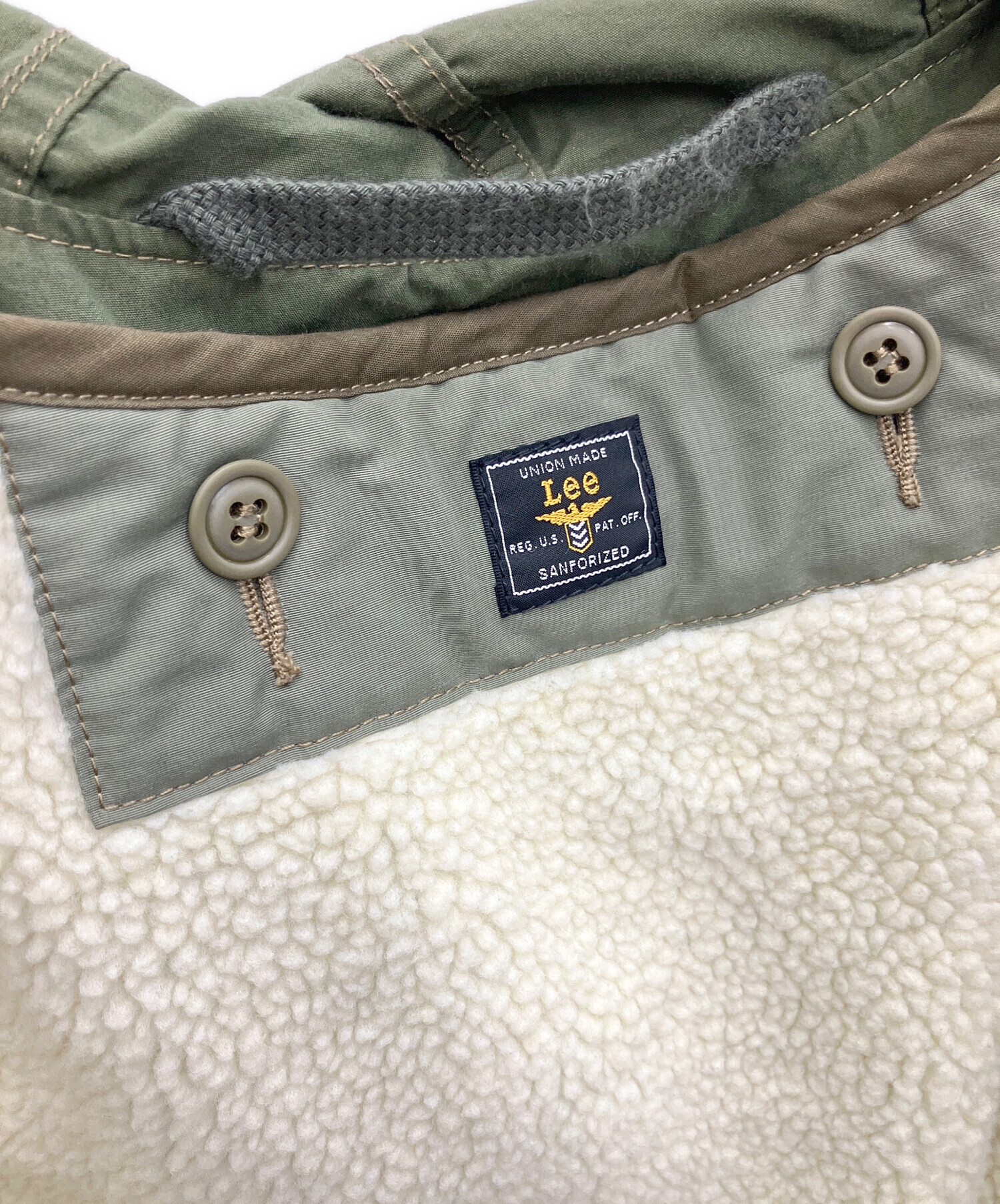 中古・古着通販】LEE (リー) ライナー付モッズコート オリーブ サイズ 