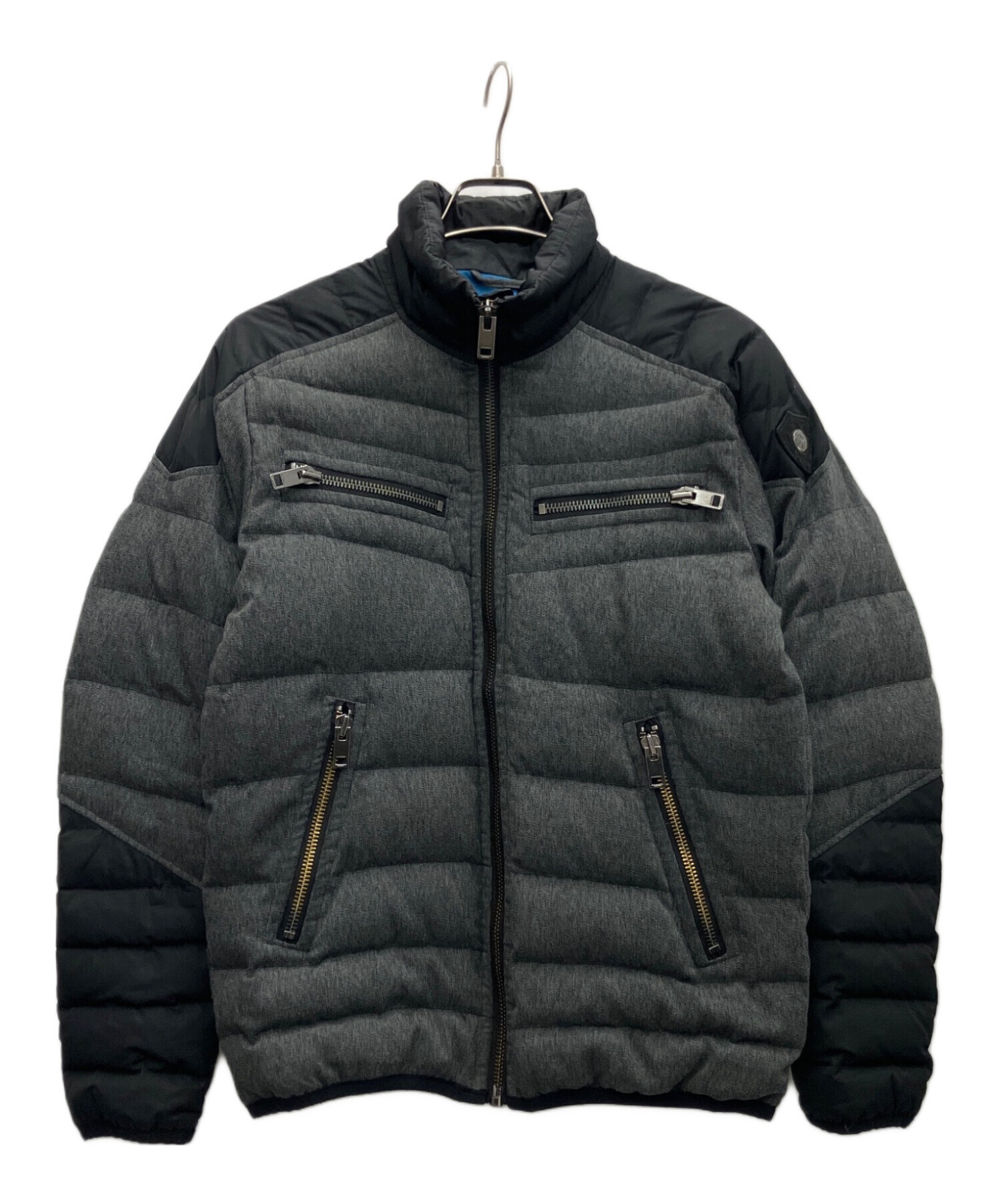 中古・古着通販】DIESEL (ディーゼル) ブルゾン グレー×ブラック 