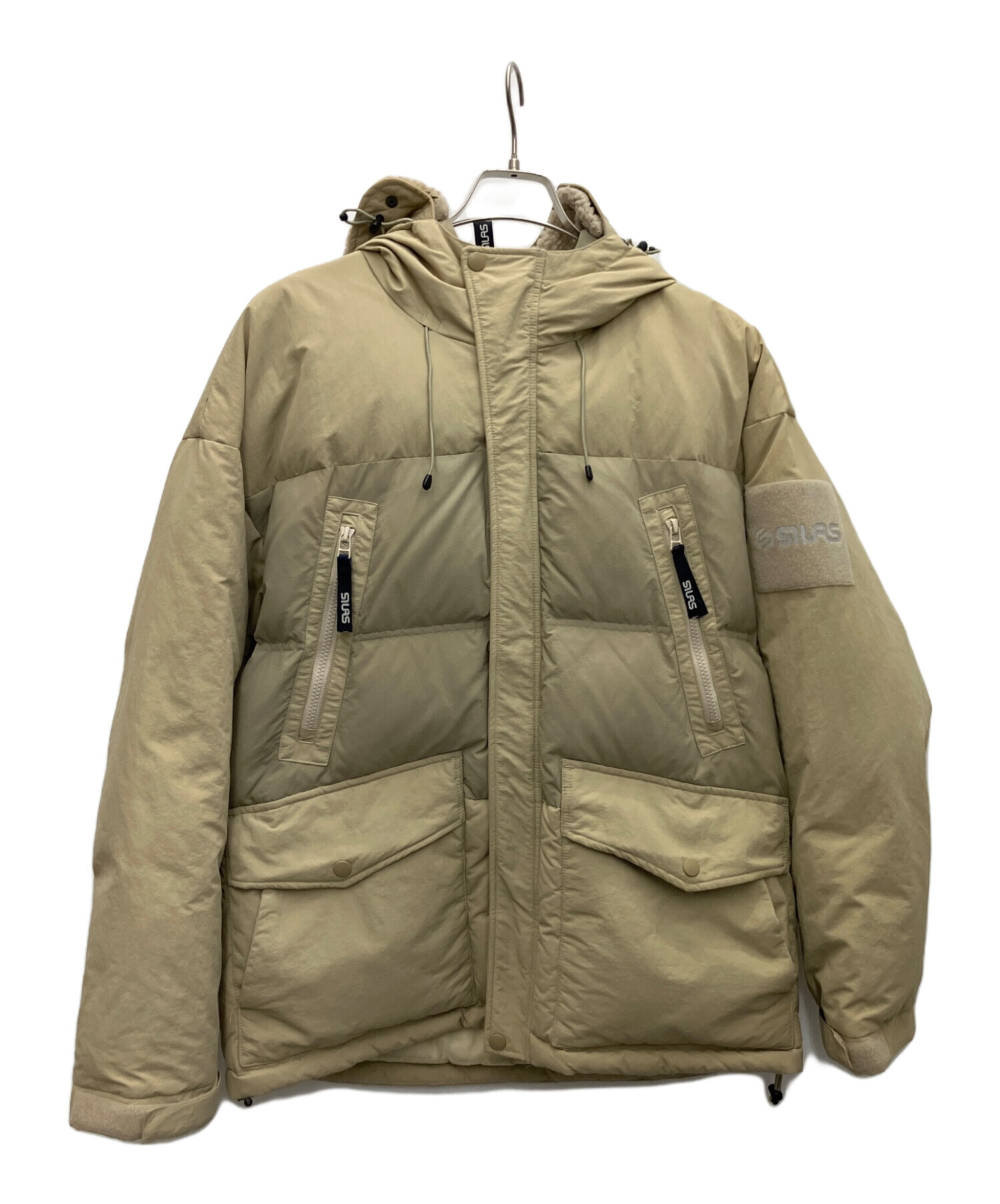 SILAS サイラス　ダウンジャケット 中古・古着通販】SILAS (サイラス) ダウンジャケット ベージュ サイズ