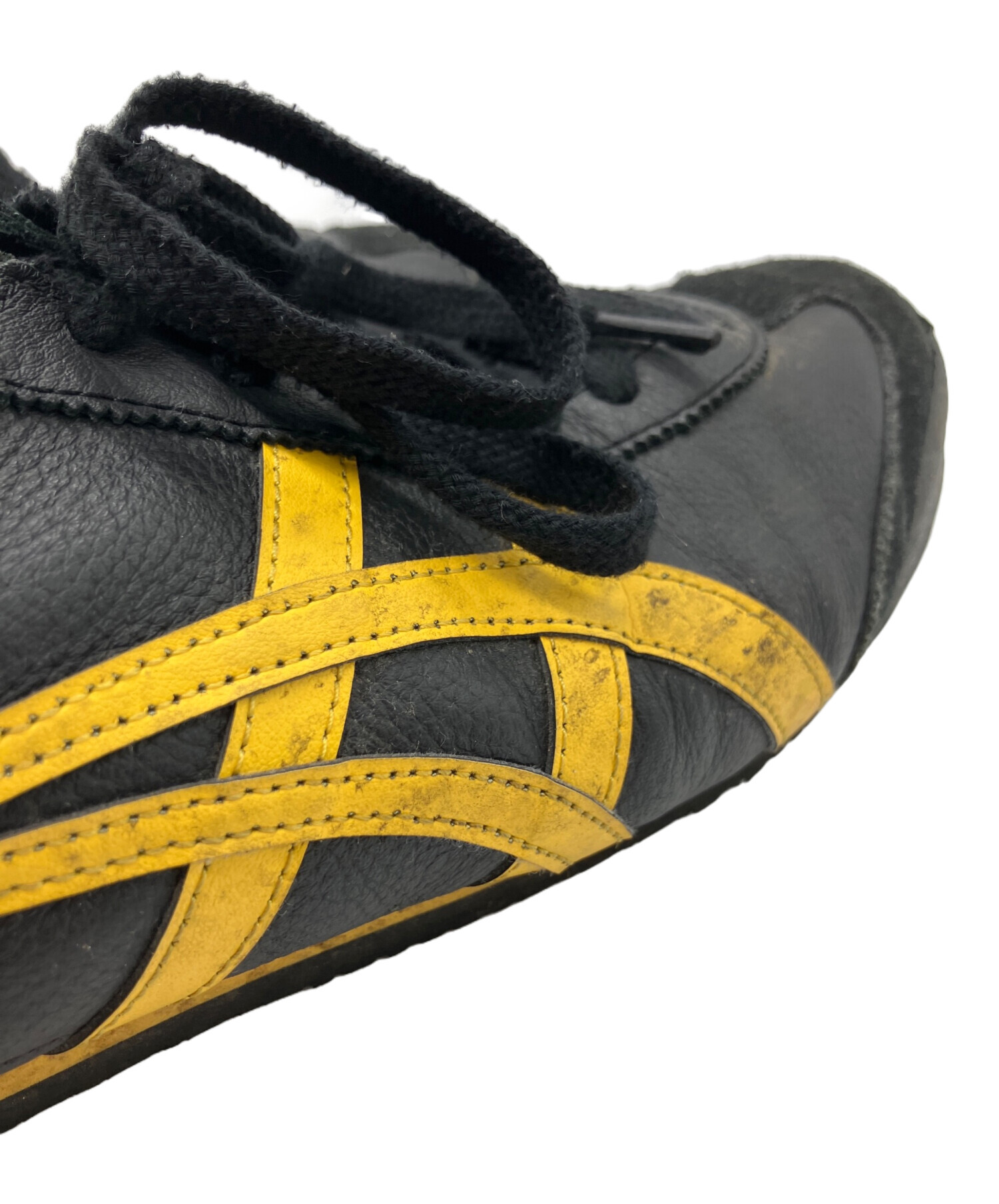 Onitsuka Tiger イエロー ブラック スニーカー 中古・古着通販】Onitsuka Tiger (オニツカタイガー) スニーカー