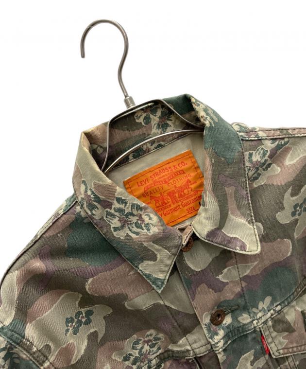 希少 リーバイス レッド デニムジャケット ヴィンテージ 美品 カーキ 中古・古着通販】LEVI'S (リーバイス) デニムジャケット カーキ サイズ