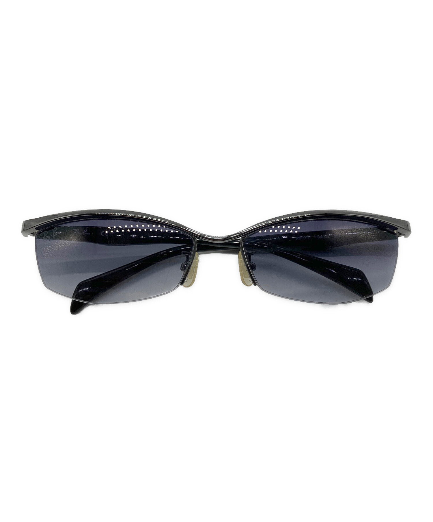 中古・古着通販】RAY-BAN (レイバン) サングラス ブラック×シルバー 