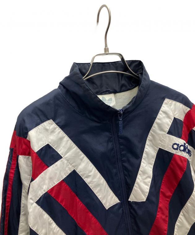中古・古着通販】adidas (アディダス) ウインドブレーカー ネイビー 