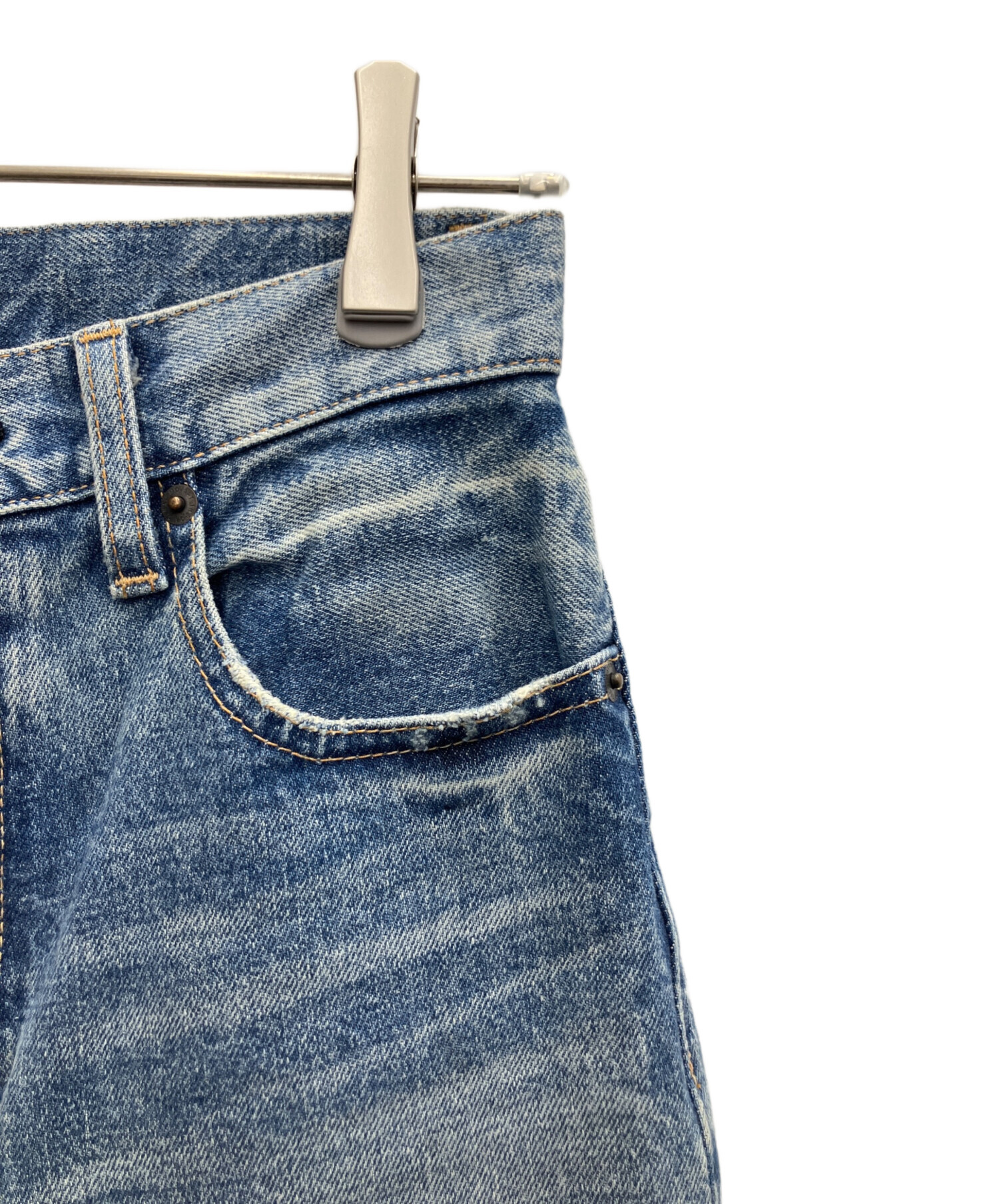 中古・古着通販】moussy (マウジー) ブーツカットジーンズ インディゴ