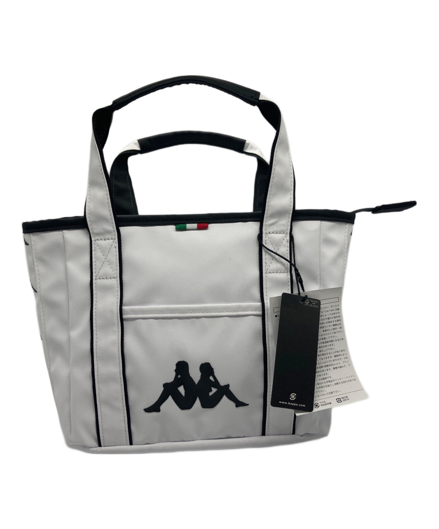 中古・古着通販】Kappa (カッパ) ラウンドバッグ ホワイト｜ブランド 