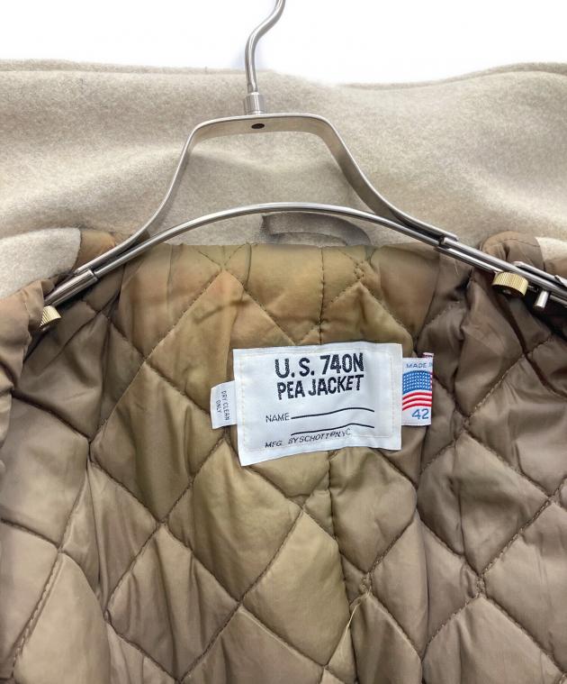 中古・古着通販】Schott (ショット) U.S. 740N PEA JACKET ベージュ