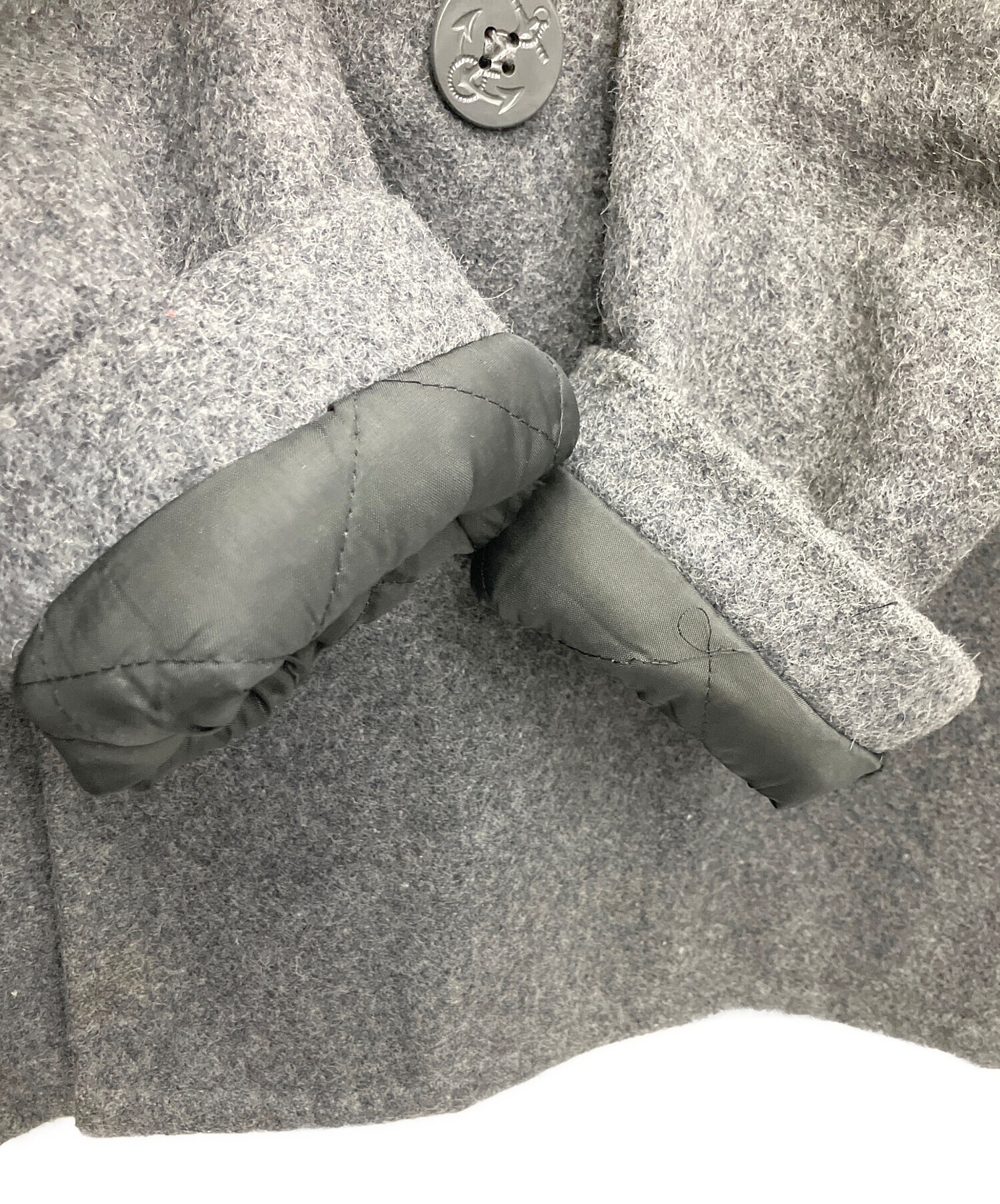 中古・古着通販】Schott (ショット) U.S. 740N PEA JACKET グレー