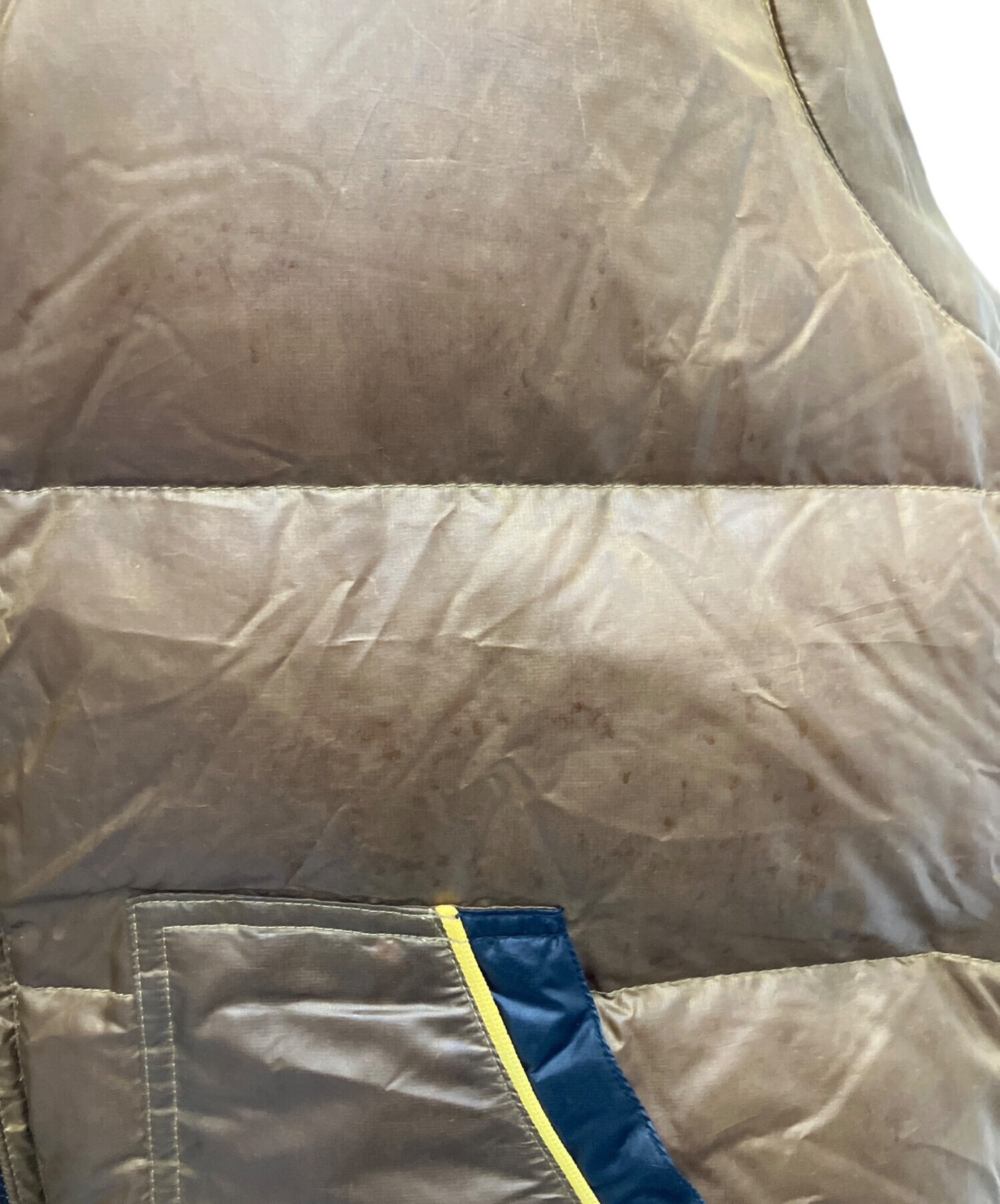 中古・古着通販】Taylormade (テーラーメイド) ダウンベスト ブラウン