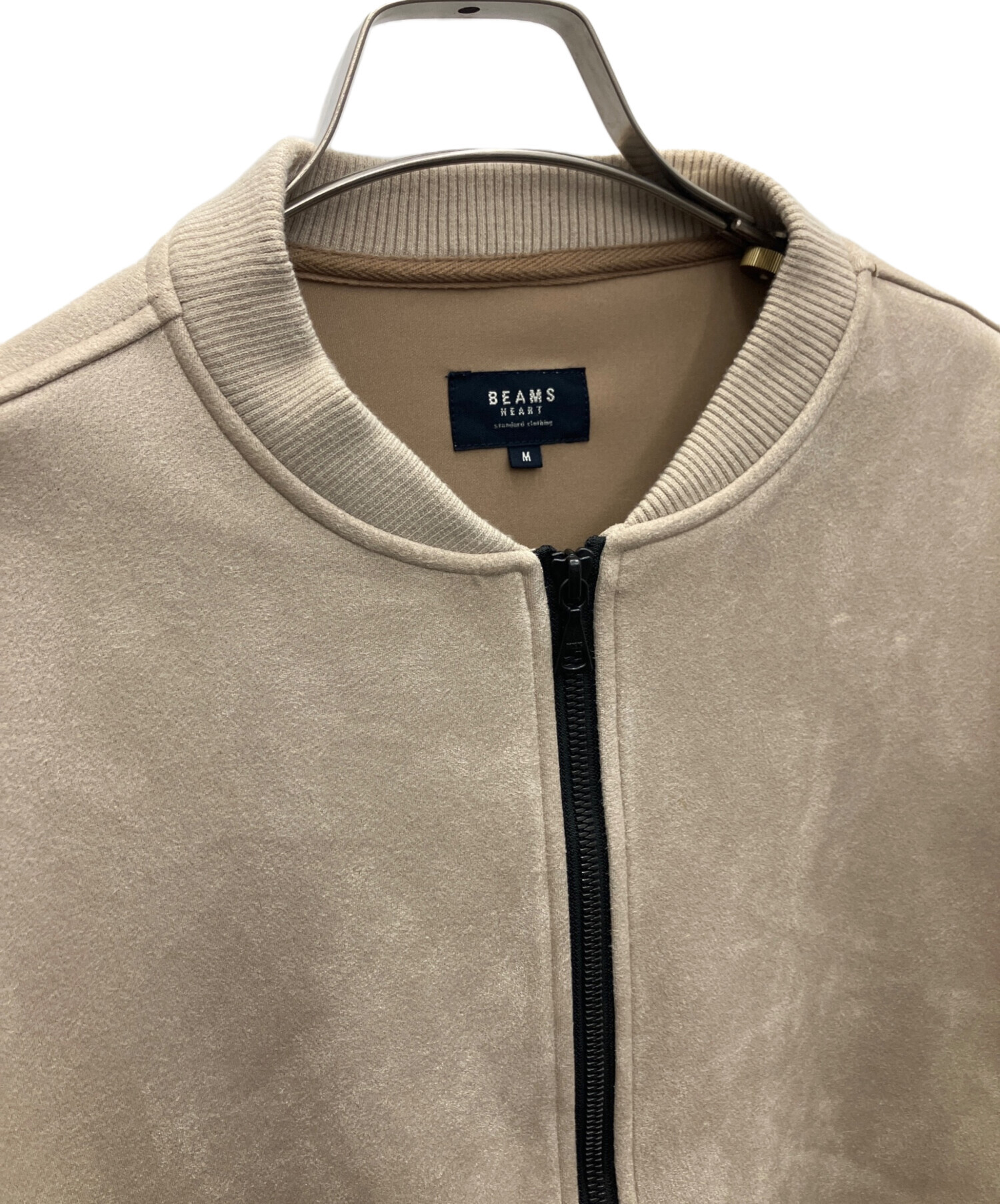 中古・古着通販】BEAMS HEART (ビームスハート) フェイクスエード MA-1