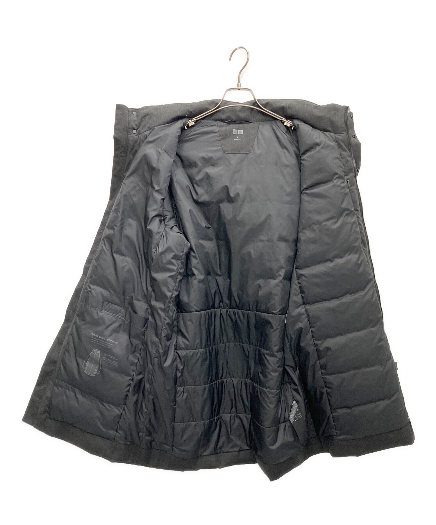 中古・古着通販】UNIQLO (ユニクロ) ハイブリッドダウンコート 