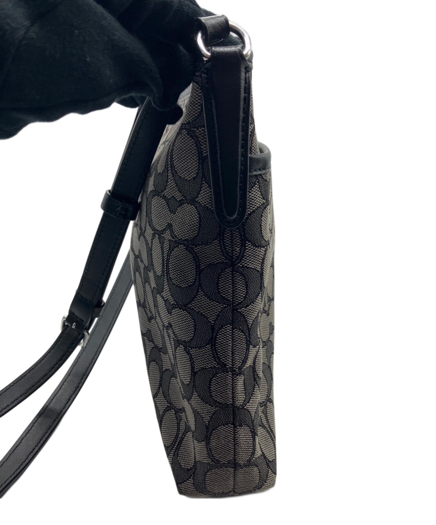 中古・古着通販】COACH (コーチ) ショルダーバッグ ブラック｜ブランド