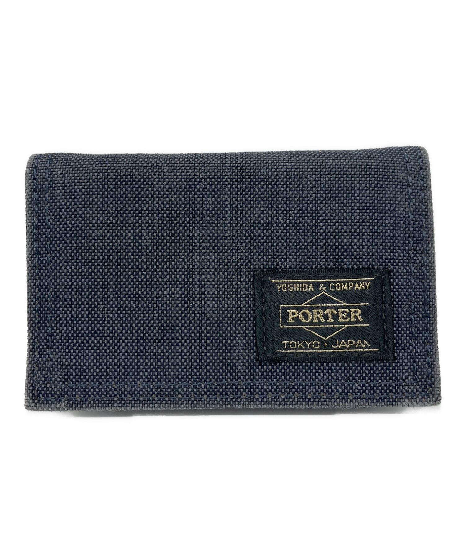 中古・古着通販】PORTER (ポーター) カードケース ネイビー｜ブランド