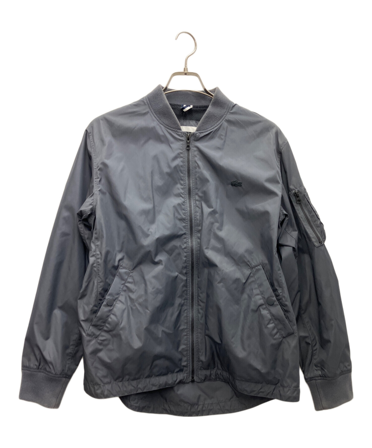 中古・古着通販】LACOSTE (ラコステ) ナイロンジャケット ブラック 