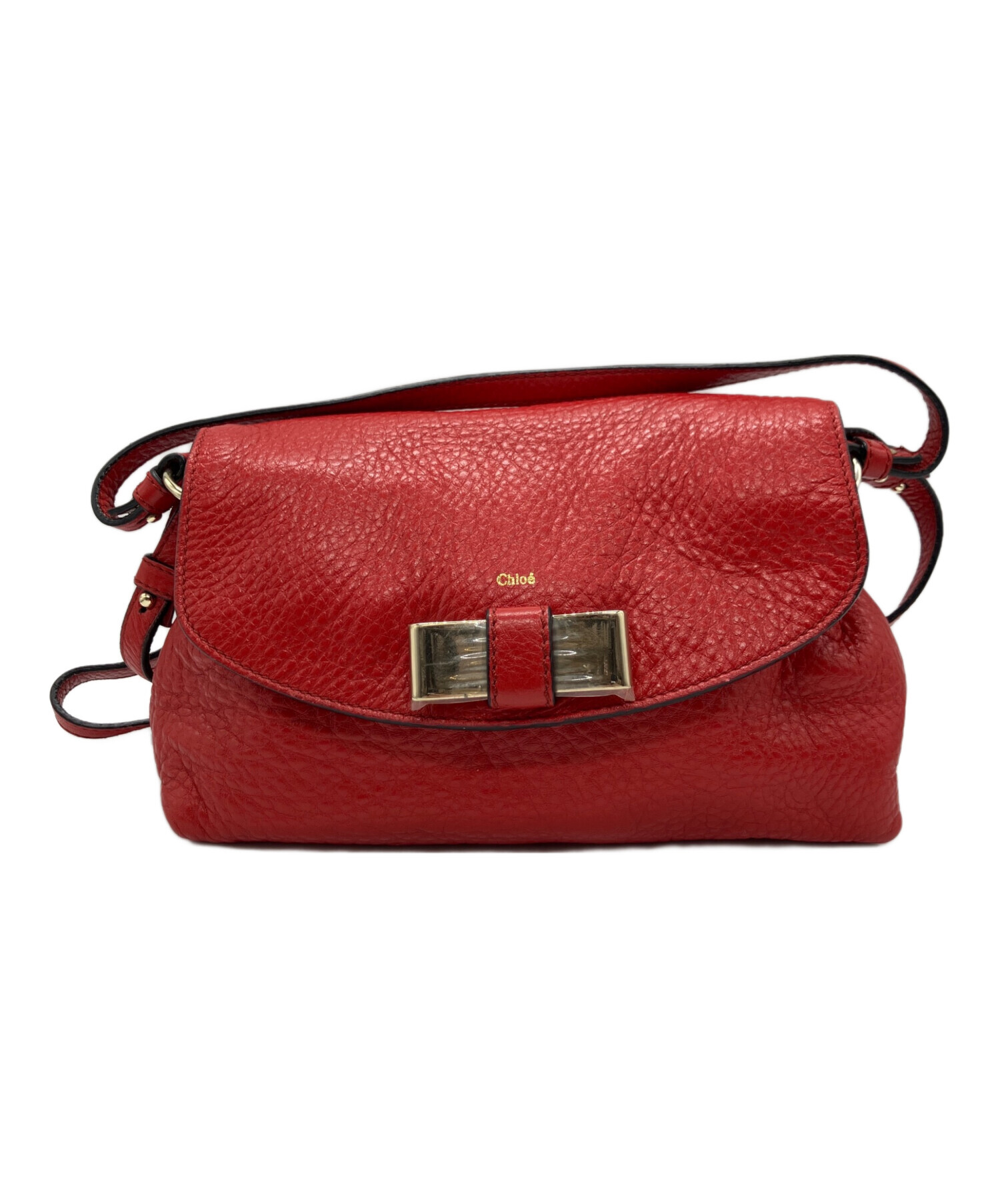 中古・古着通販】Chloe (クロエ) ショルダーバッグ レッド｜ブランド